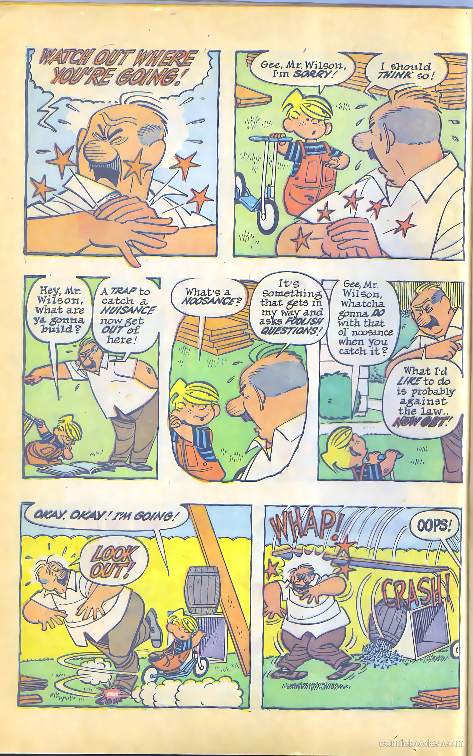 Dennis the Menace Giant #12 (1962, Hallden; Fawcett) — page 76 of 84