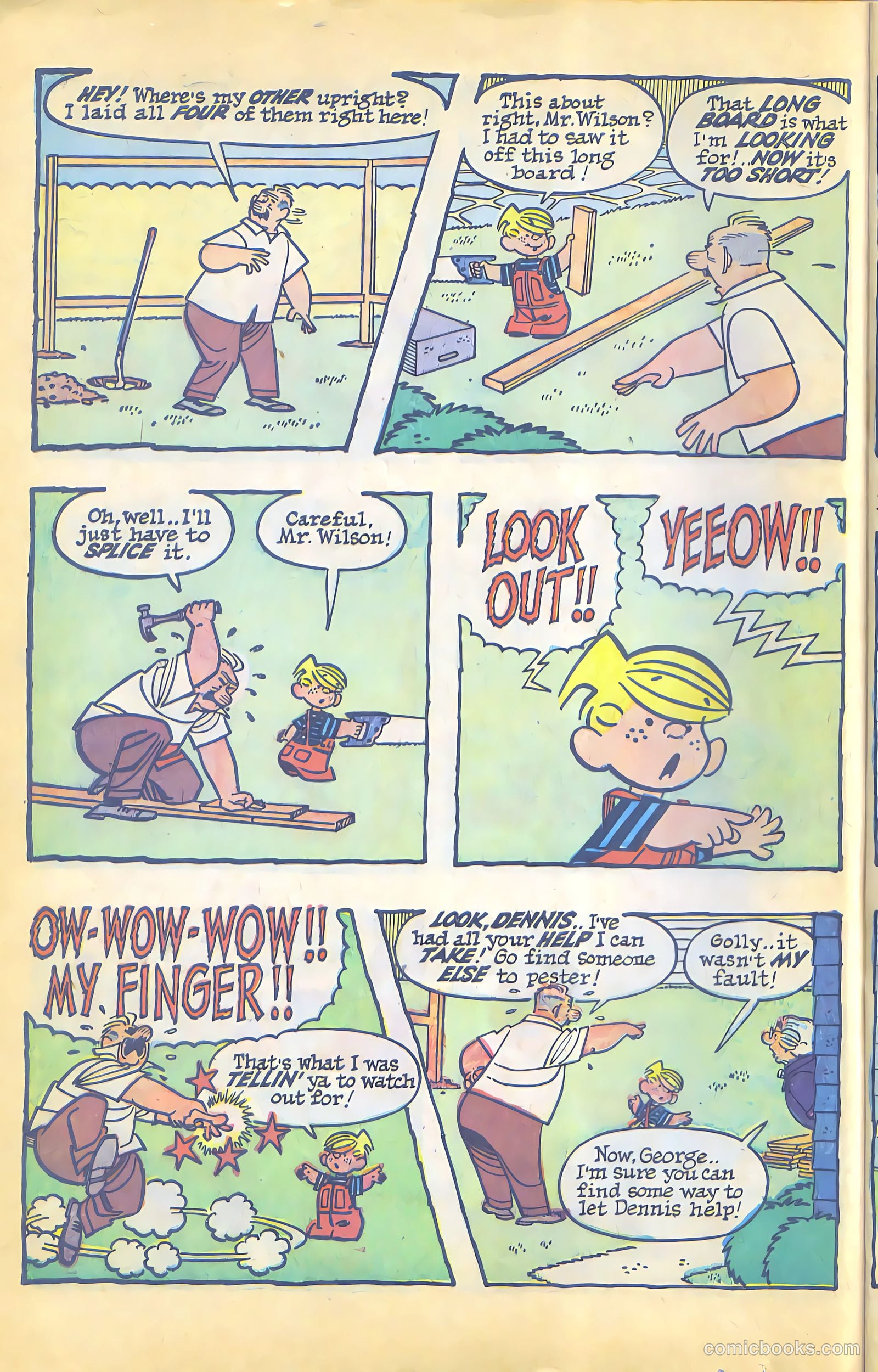 Dennis the Menace Giant #12 (1962, Hallden; Fawcett) — page 78 of 84