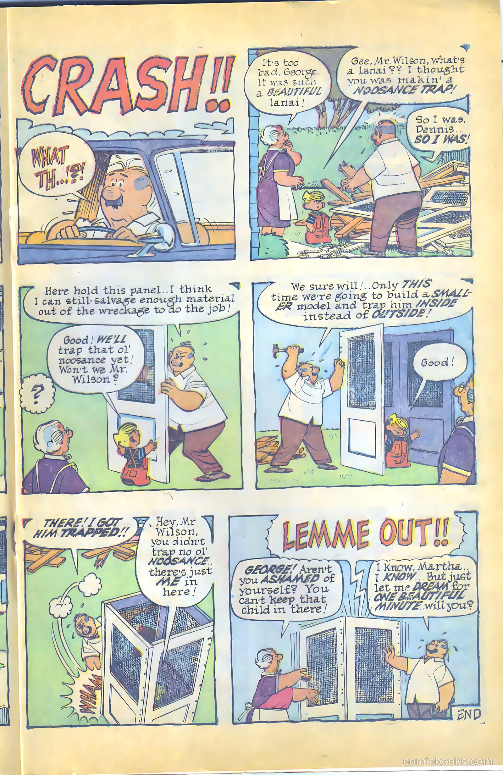 Dennis the Menace Giant #12 (1962, Hallden; Fawcett) — page 81 of 84