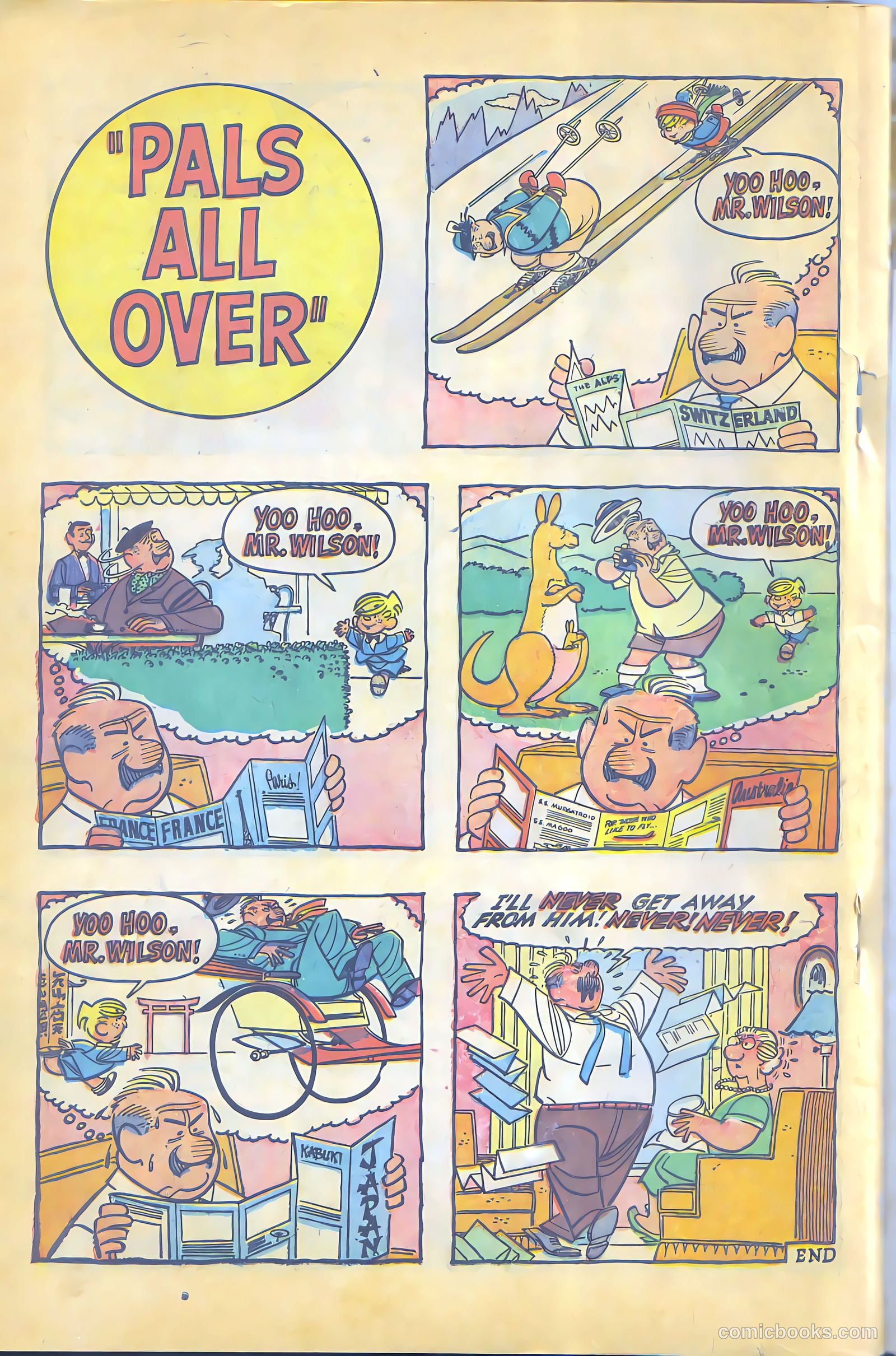 Dennis the Menace Giant #12 (1962, Hallden; Fawcett) — page 82 of 84
