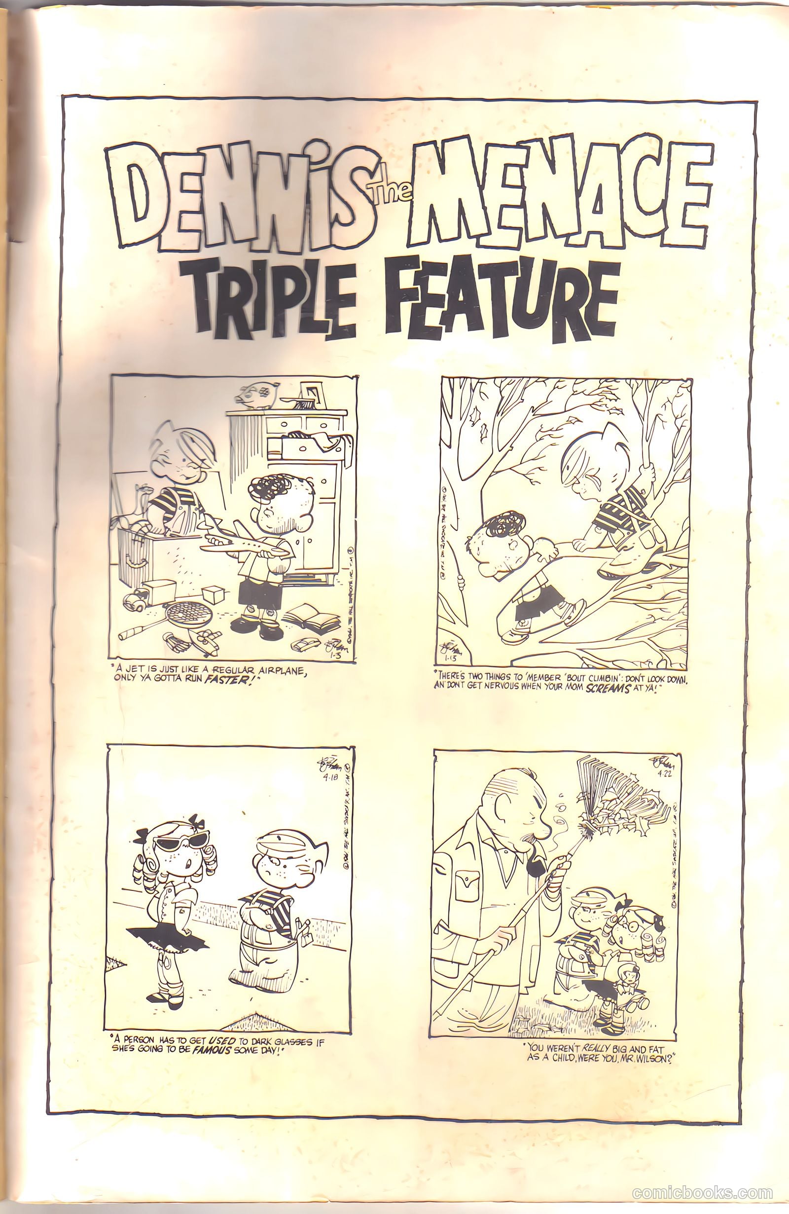 Dennis the Menace Giant #12 (1962, Hallden; Fawcett) — page 83 of 84