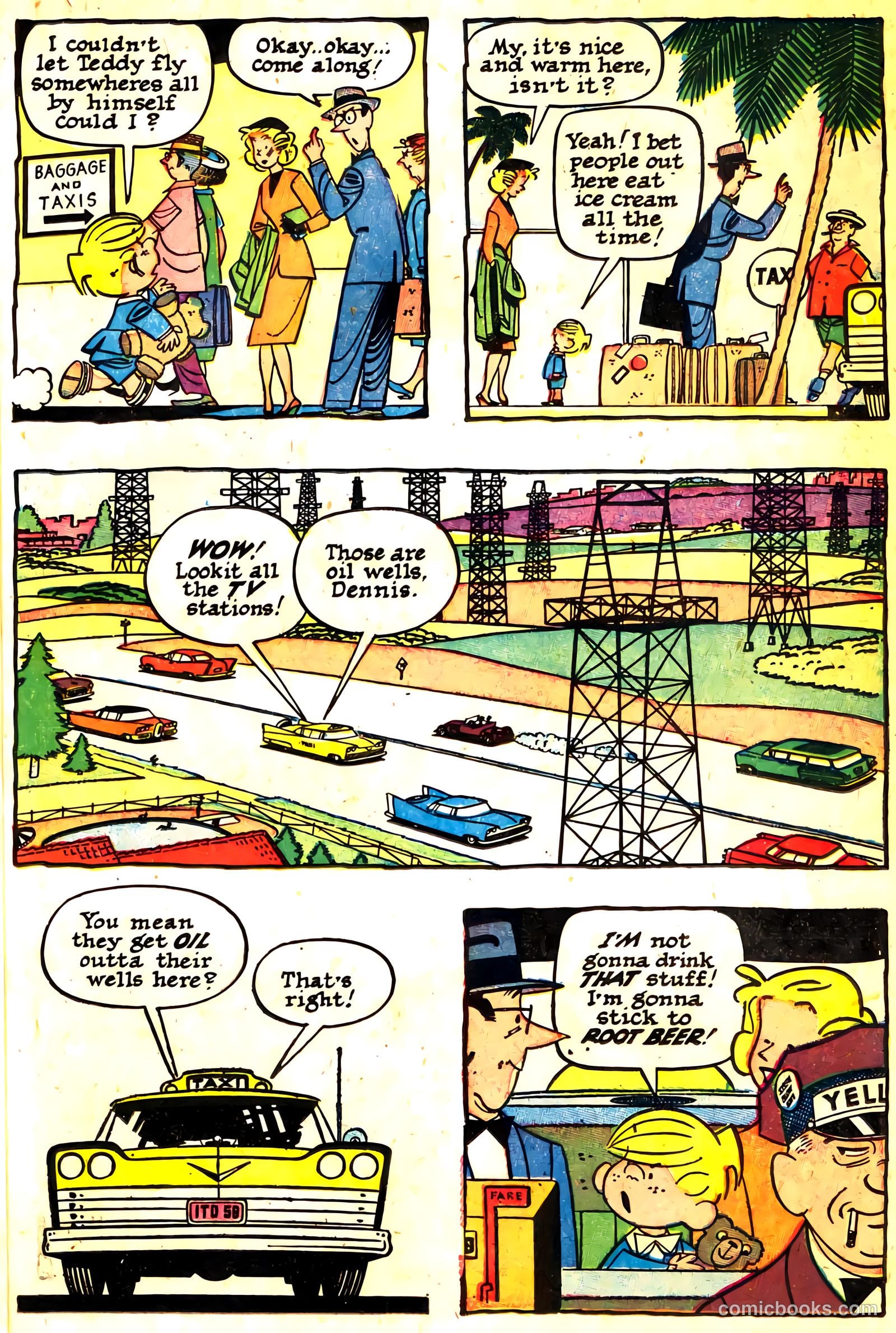 Dennis the Menace Giant #7 (1959, Hallden; Fawcett) — page 7 of 100