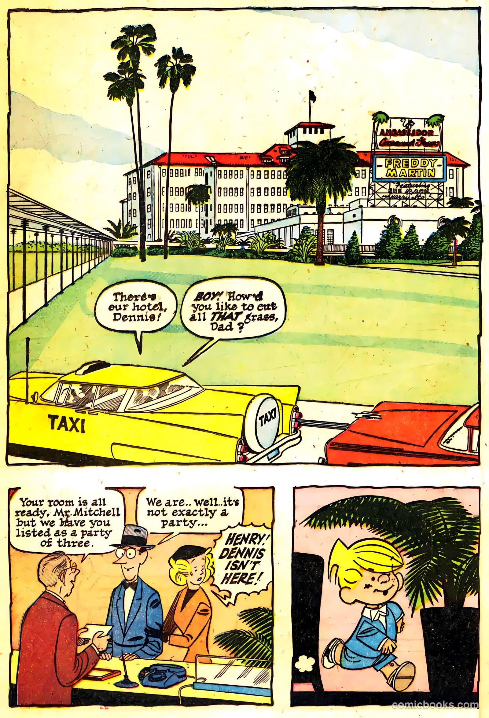 Dennis the Menace Giant #7 (1959, Hallden; Fawcett) — page 8 of 100