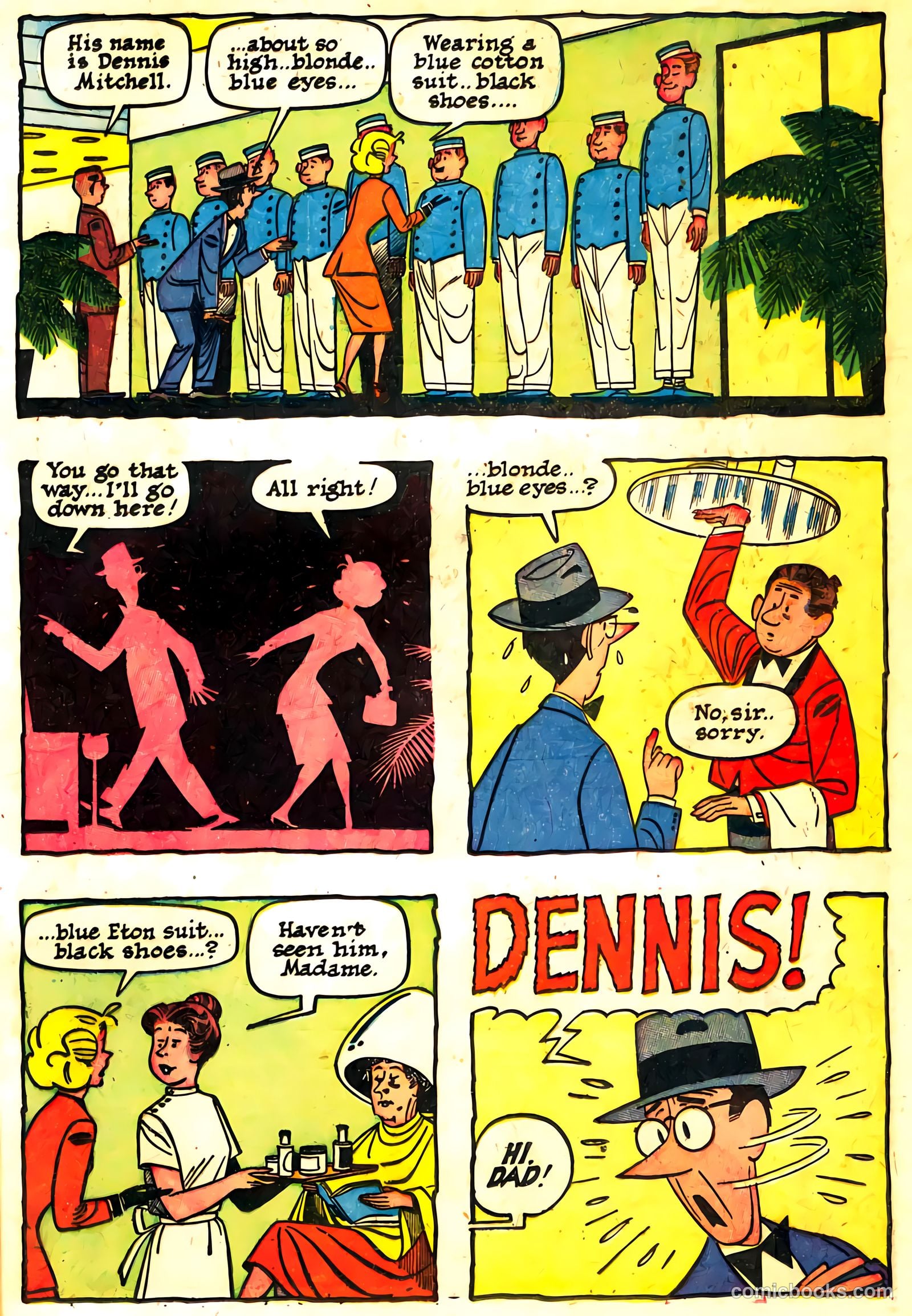 Dennis the Menace Giant #7 (1959, Hallden; Fawcett) — page 9 of 100