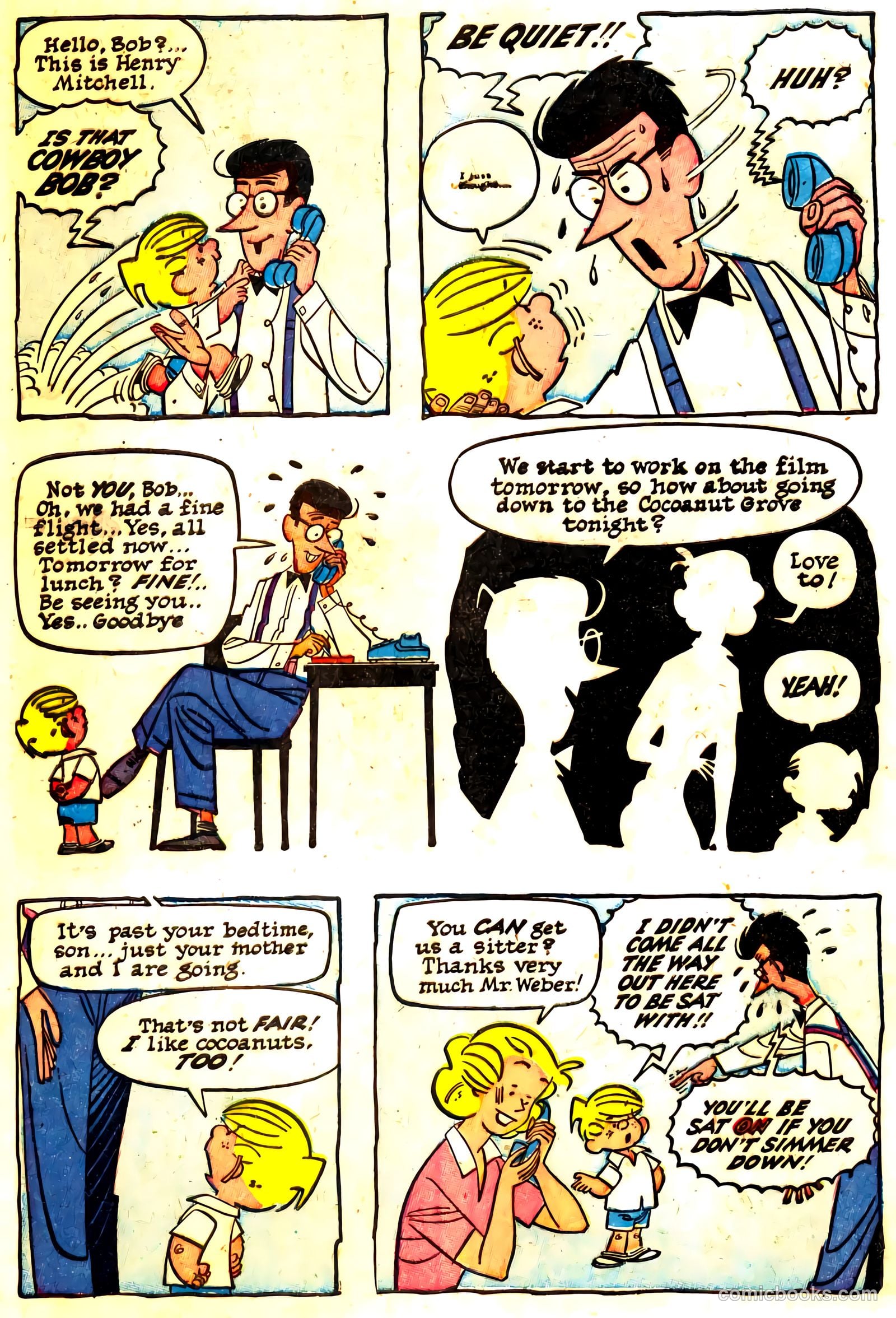 Dennis the Menace Giant #7 (1959, Hallden; Fawcett) — page 12 of 100