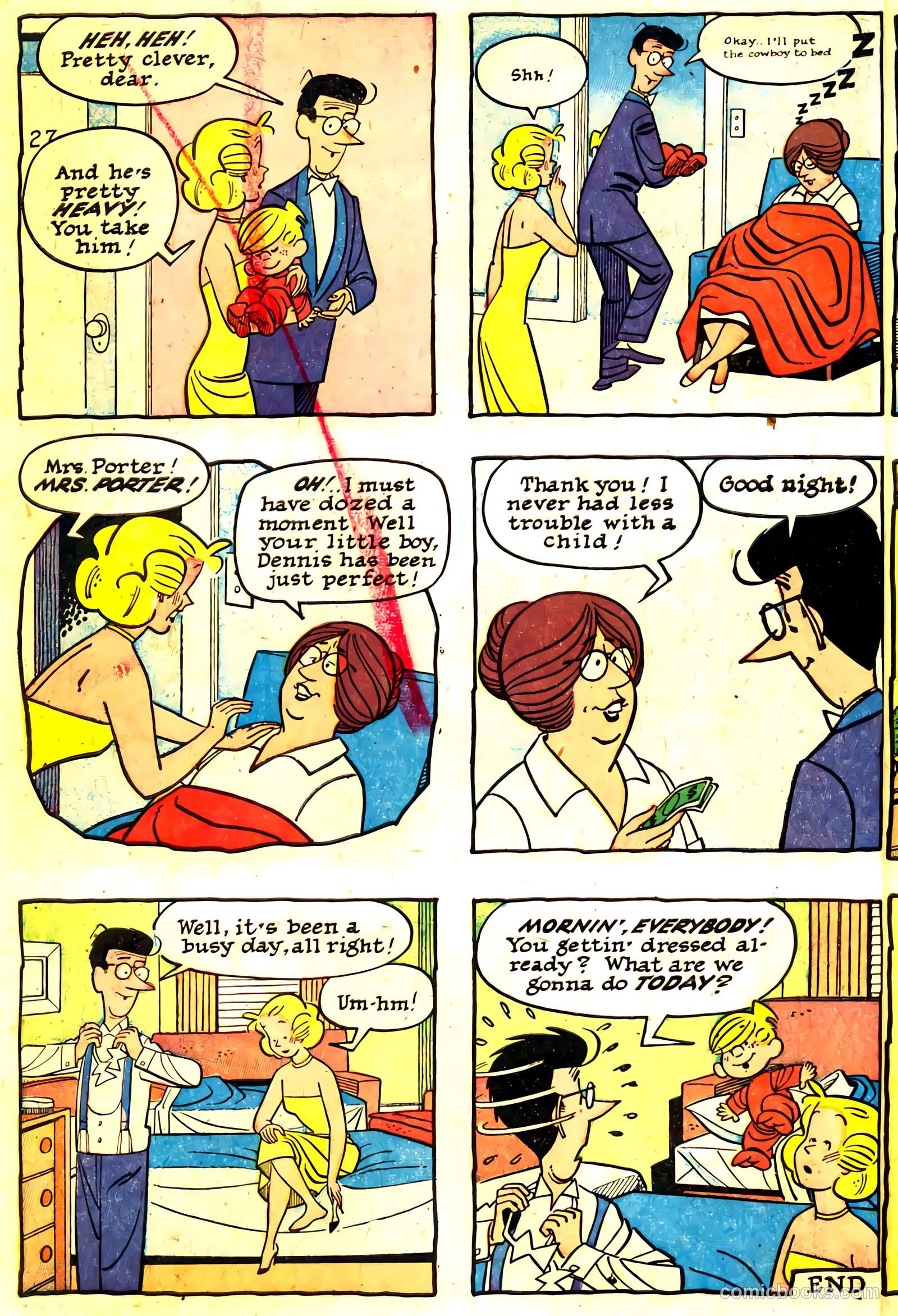 Dennis the Menace Giant #7 (1959, Hallden; Fawcett) — page 18 of 100