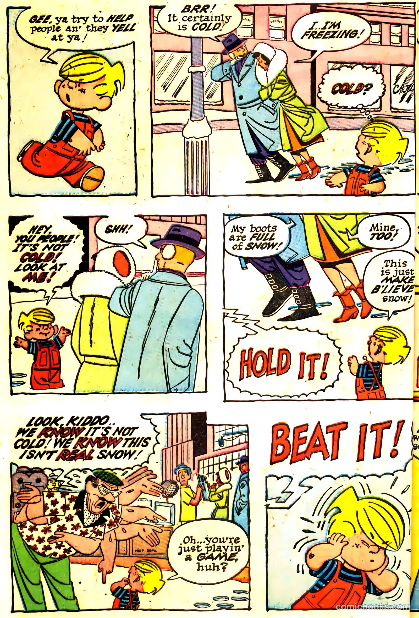 Dennis the Menace Giant #7 (1959, Hallden; Fawcett) — page 24 of 100