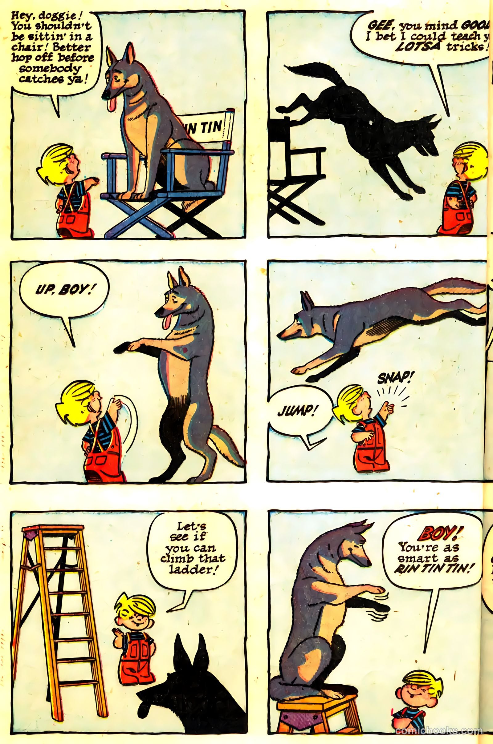 Dennis the Menace Giant #7 (1959, Hallden; Fawcett) — page 28 of 100