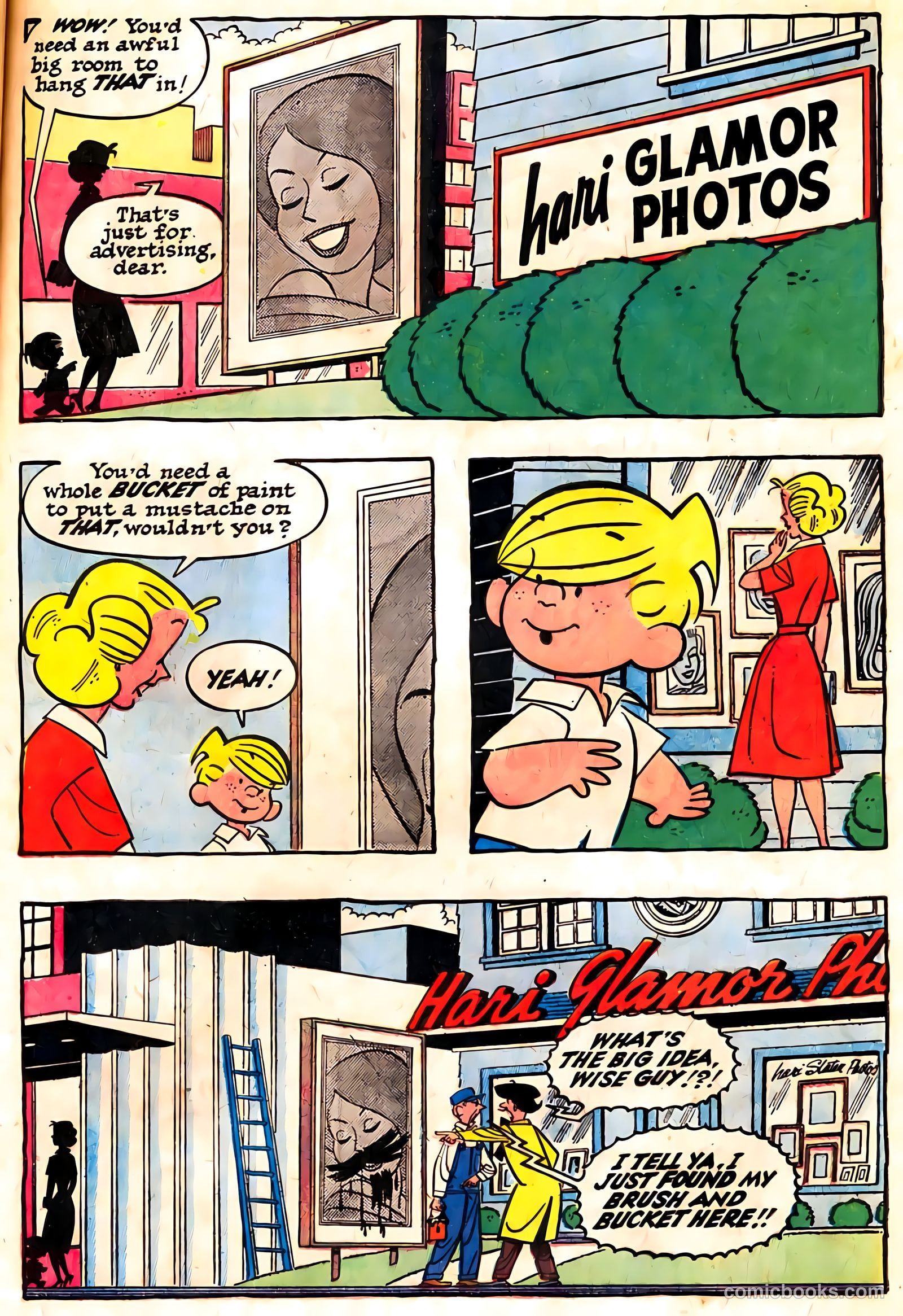 Dennis the Menace Giant #7 (1959, Hallden; Fawcett) — page 34 of 100