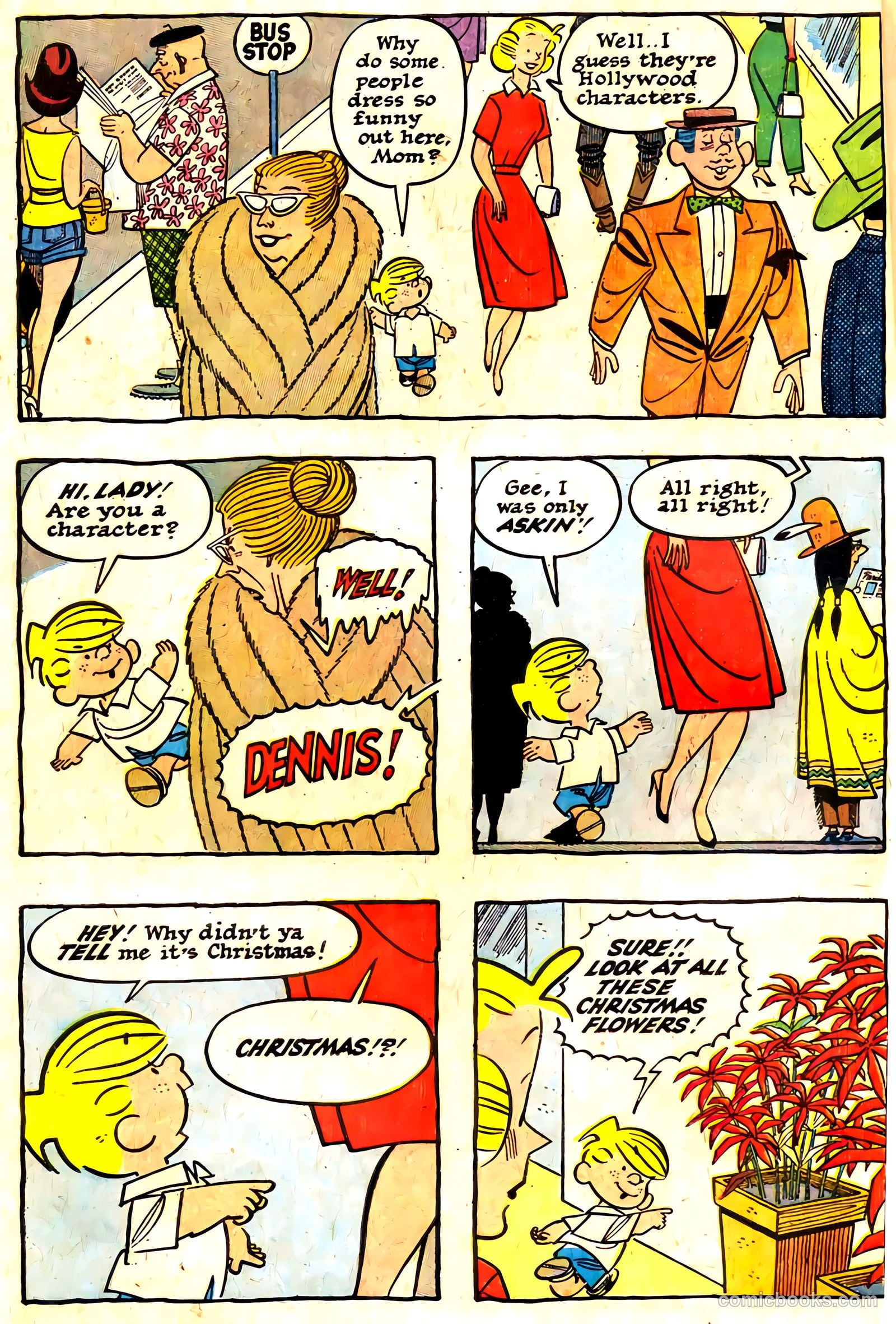 Dennis the Menace Giant #7 (1959, Hallden; Fawcett) — page 35 of 100