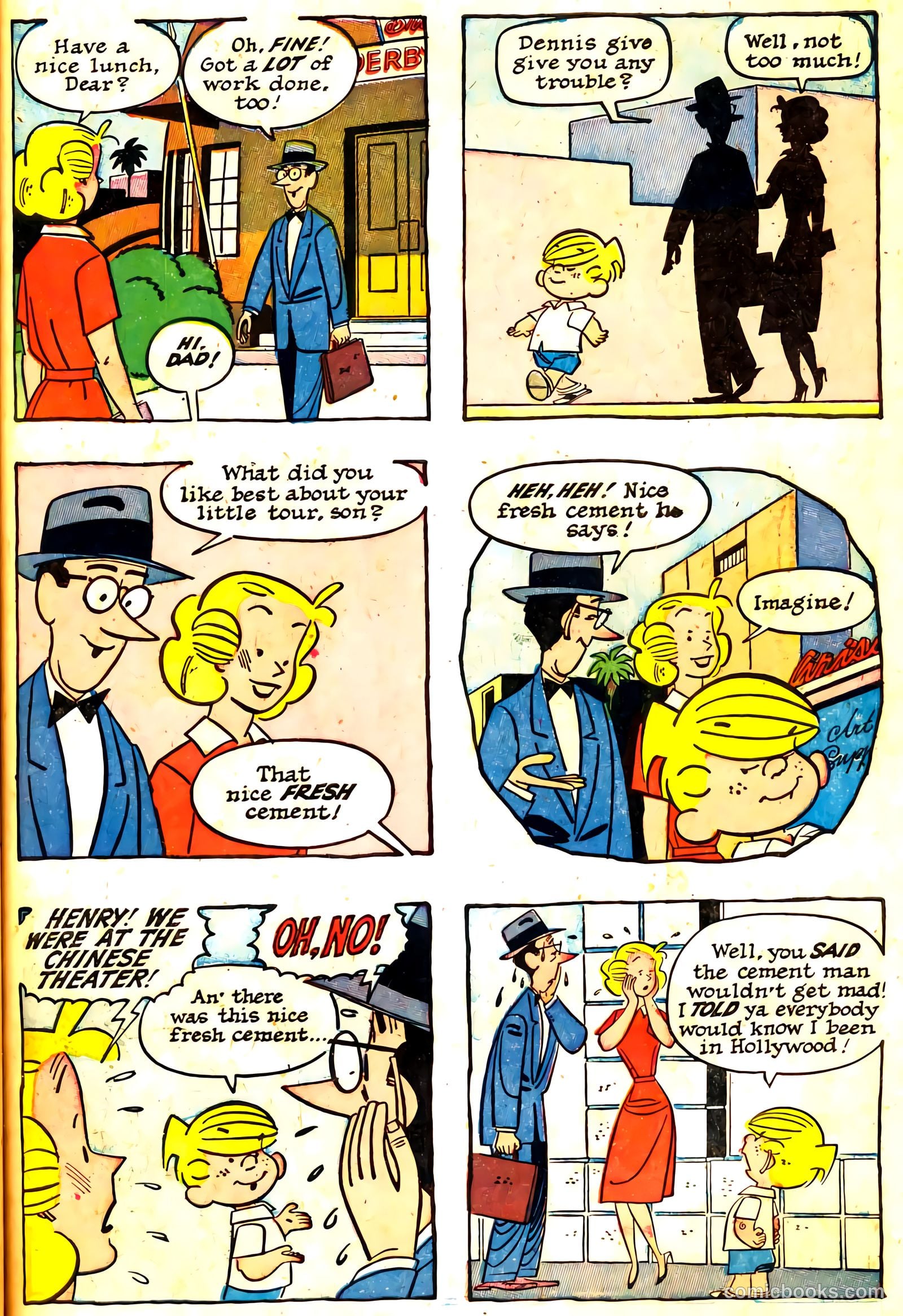 Dennis the Menace Giant #7 (1959, Hallden; Fawcett) — page 43 of 100