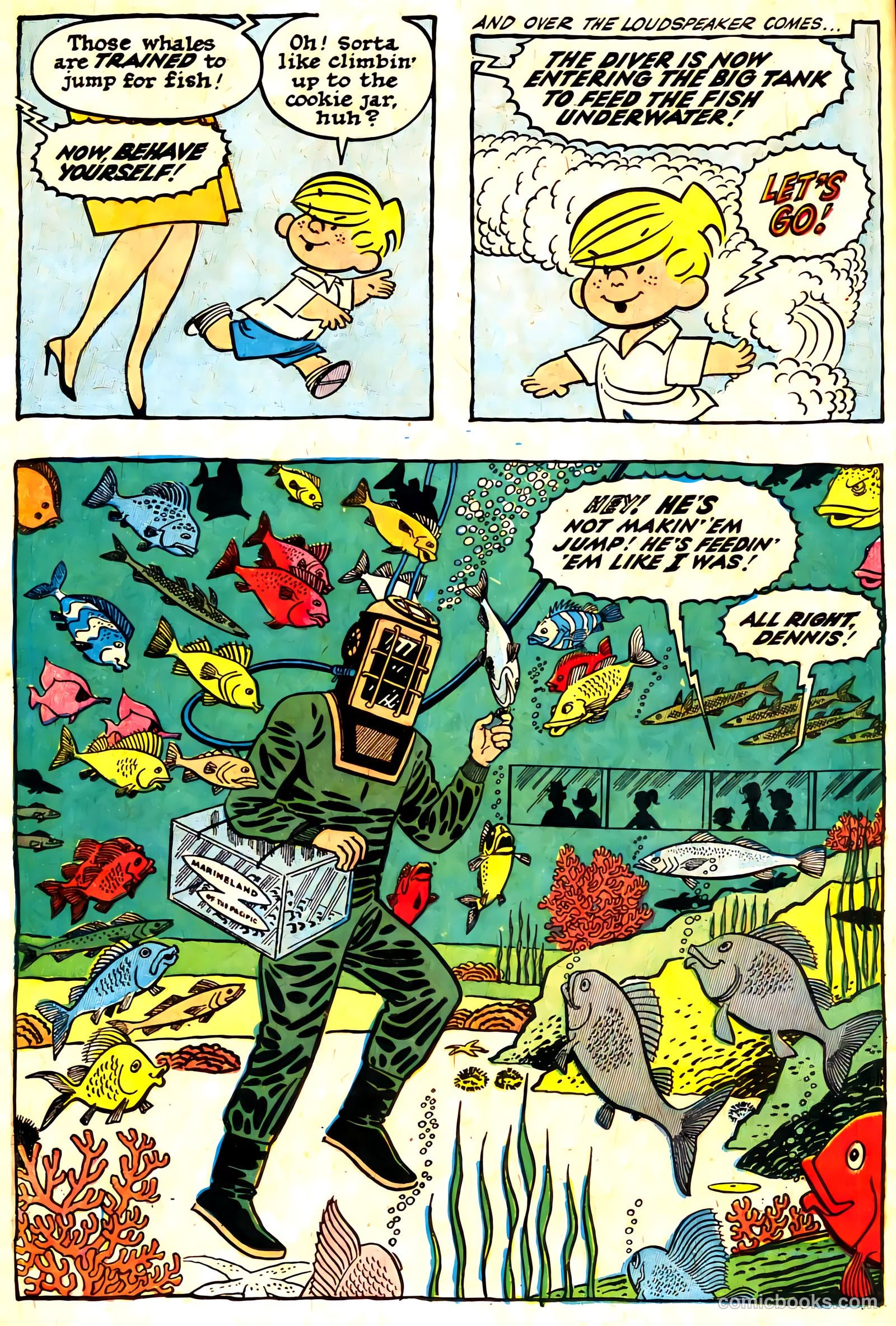 Dennis the Menace Giant #7 (1959, Hallden; Fawcett) — page 69 of 100