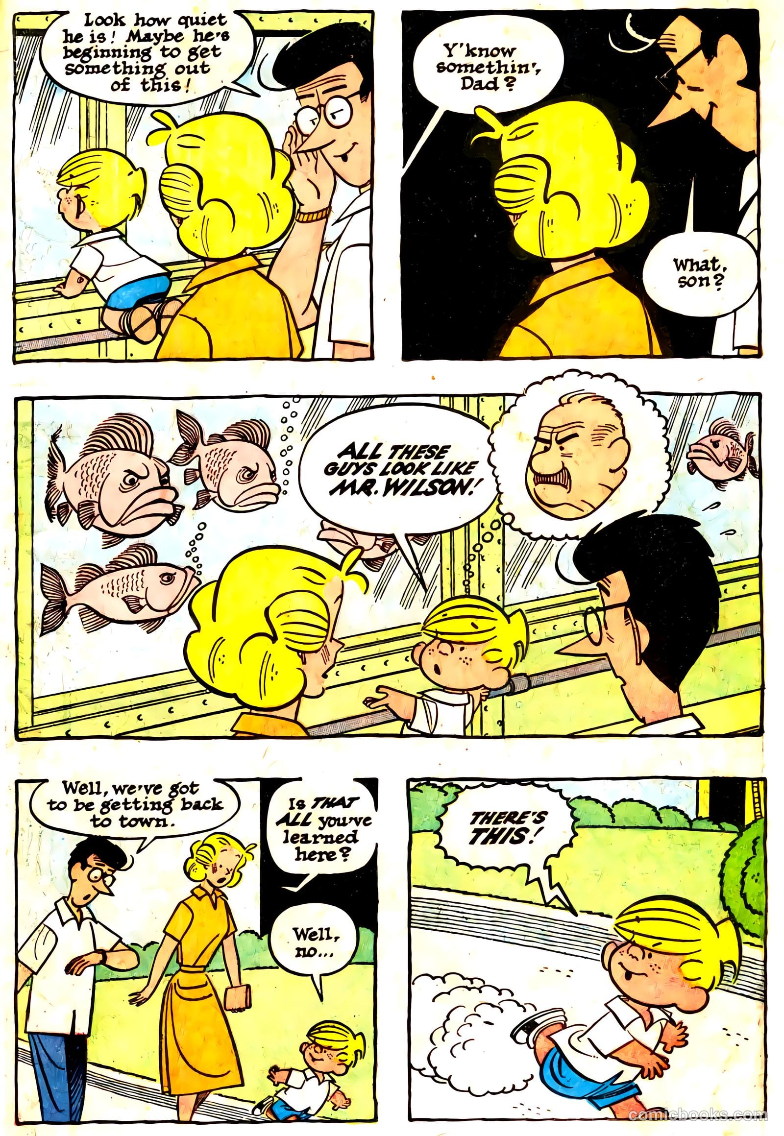 Dennis the Menace Giant #7 (1959, Hallden; Fawcett) — page 70 of 100