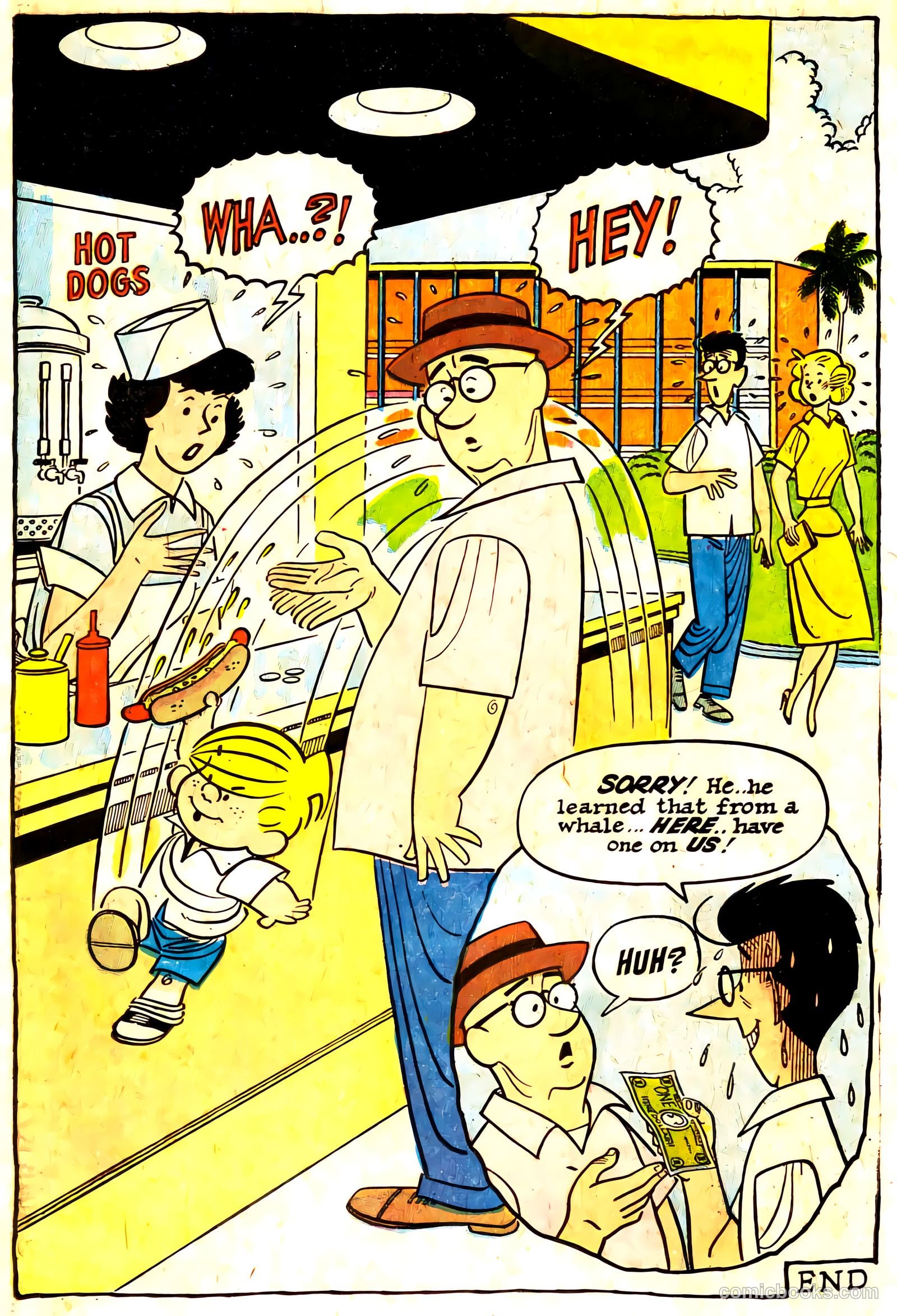 Dennis the Menace Giant #7 (1959, Hallden; Fawcett) — page 71 of 100