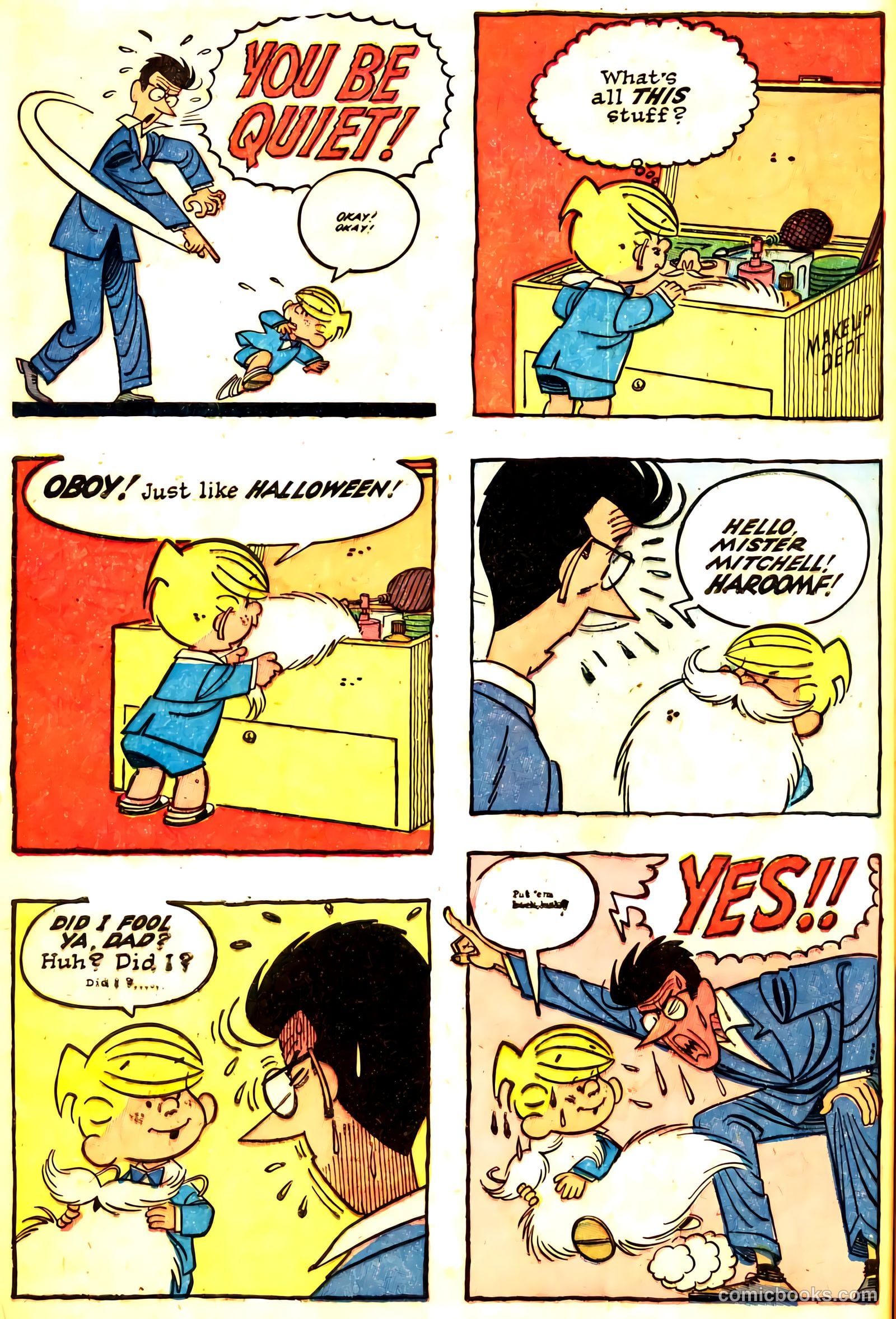 Dennis the Menace Giant #7 (1959, Hallden; Fawcett) — page 76 of 100