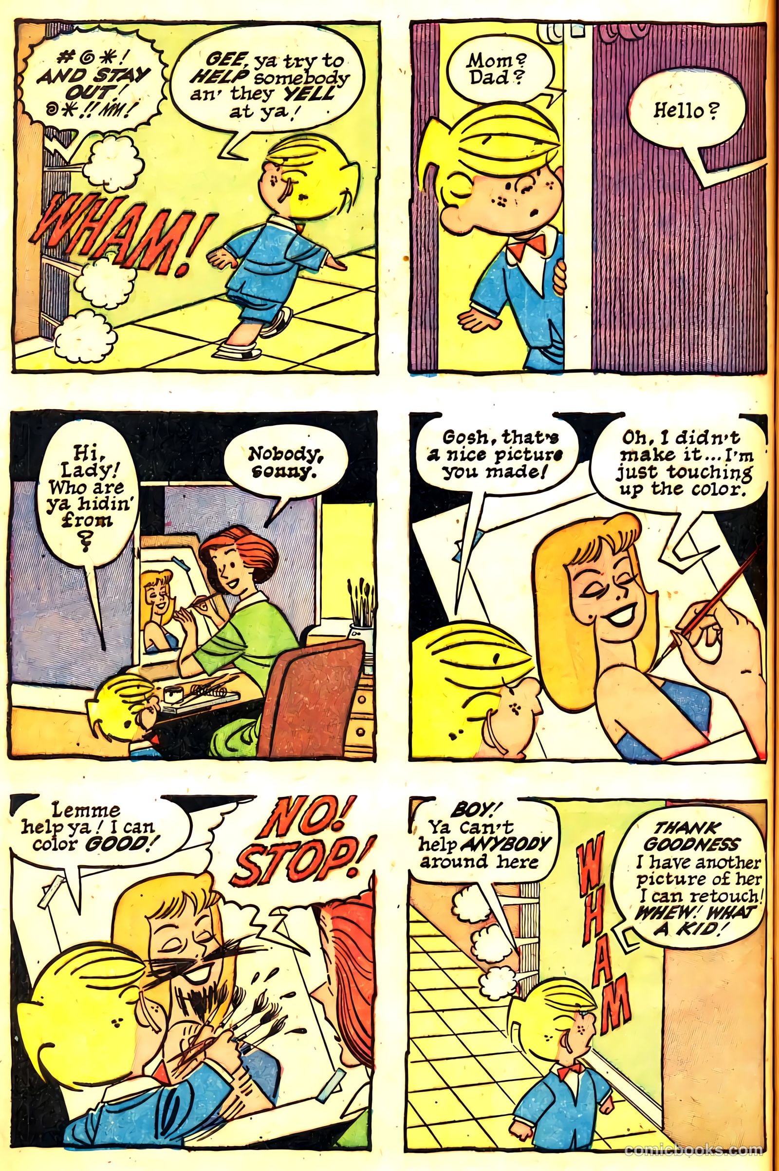 Dennis the Menace Giant #7 (1959, Hallden; Fawcett) — page 80 of 100