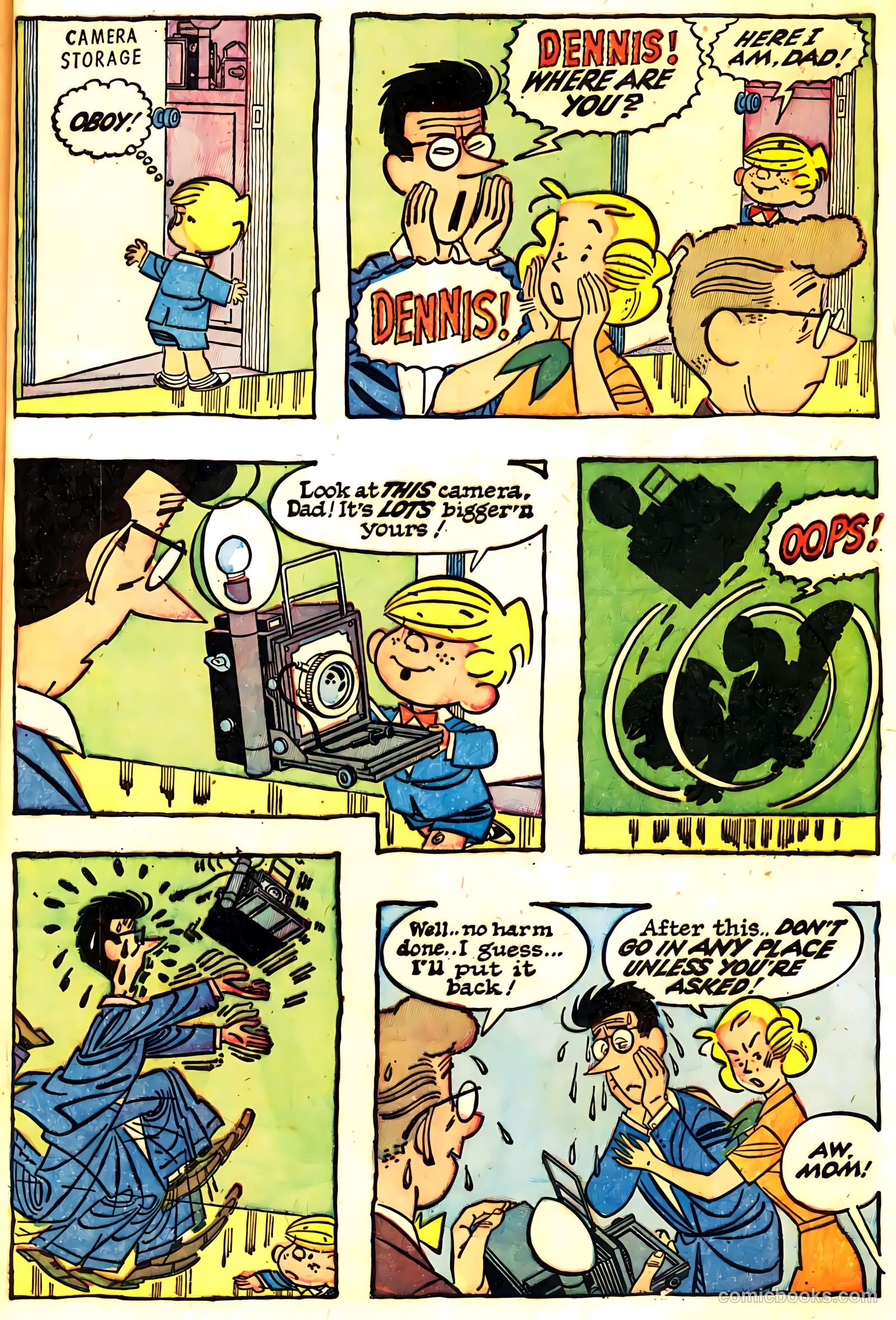 Dennis the Menace Giant #7 (1959, Hallden; Fawcett) — page 81 of 100