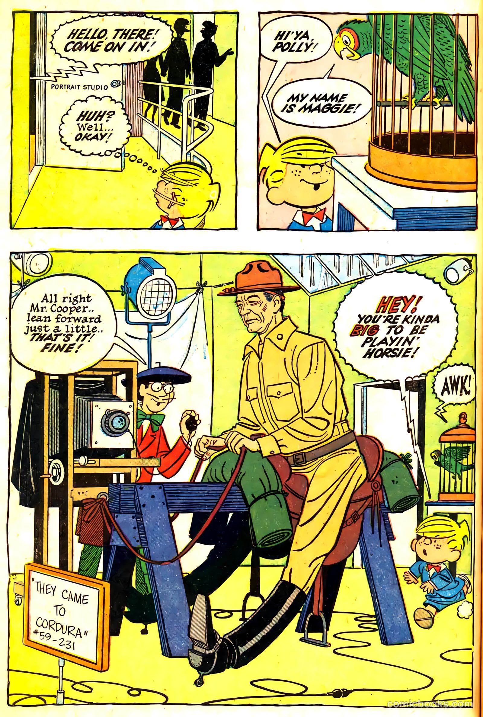 Dennis the Menace Giant #7 (1959, Hallden; Fawcett) — page 82 of 100