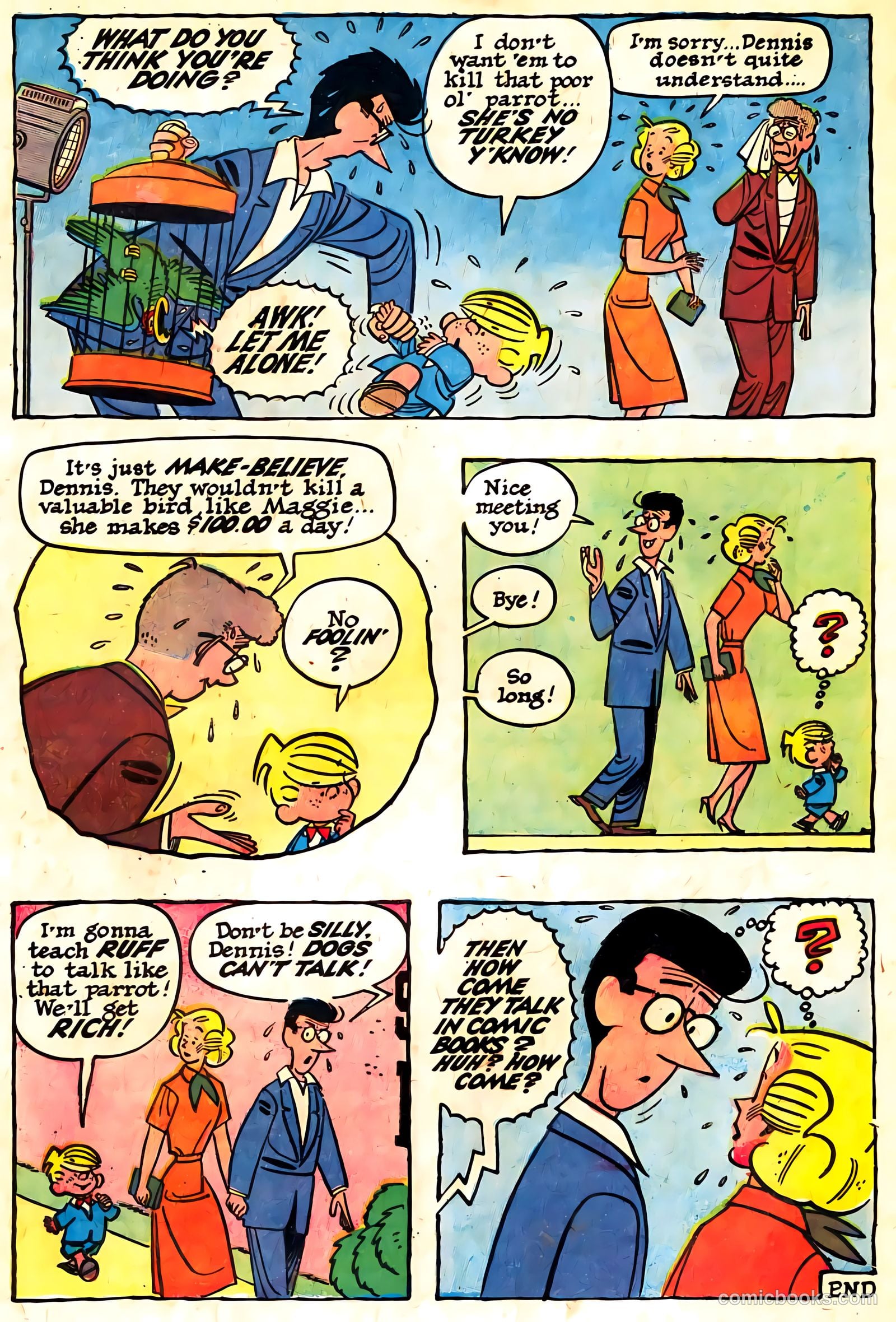 Dennis the Menace Giant #7 (1959, Hallden; Fawcett) — page 85 of 100