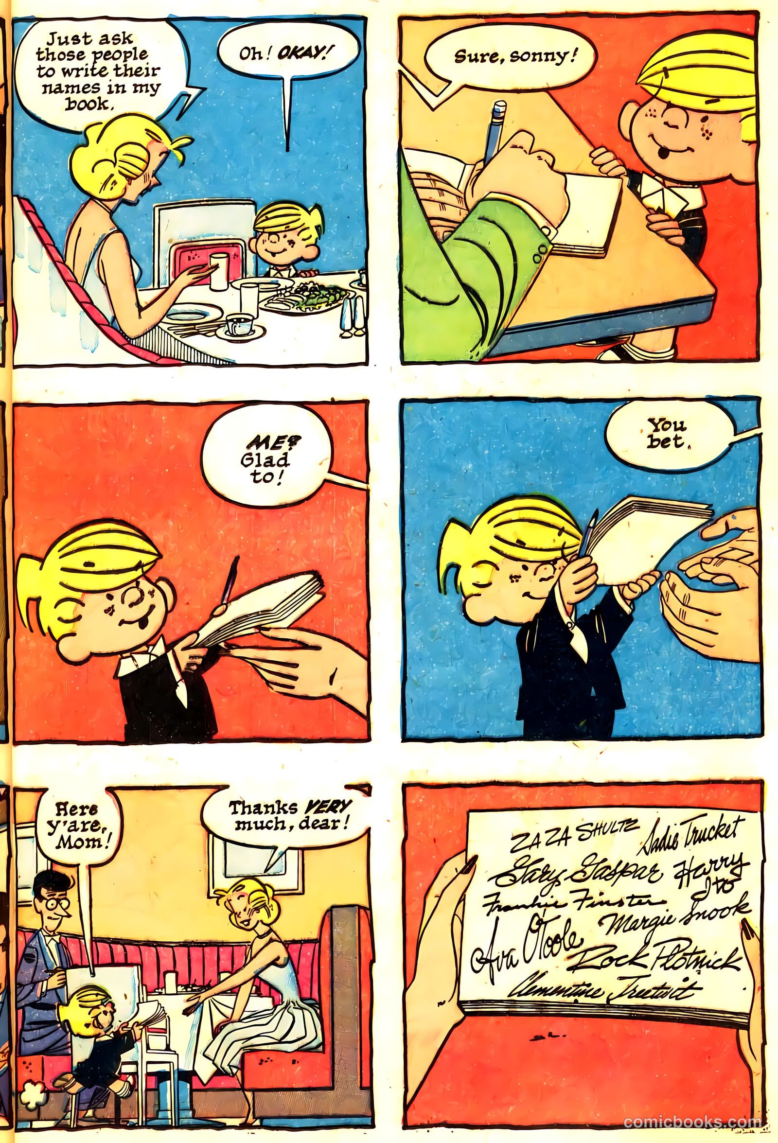 Dennis the Menace Giant #7 (1959, Hallden; Fawcett) — page 93 of 100