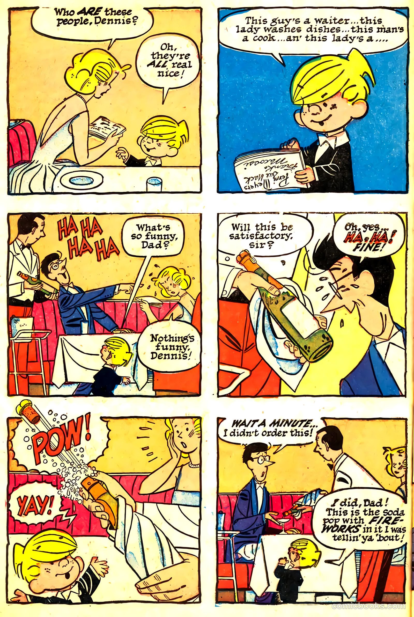 Dennis the Menace Giant #7 (1959, Hallden; Fawcett) — page 94 of 100