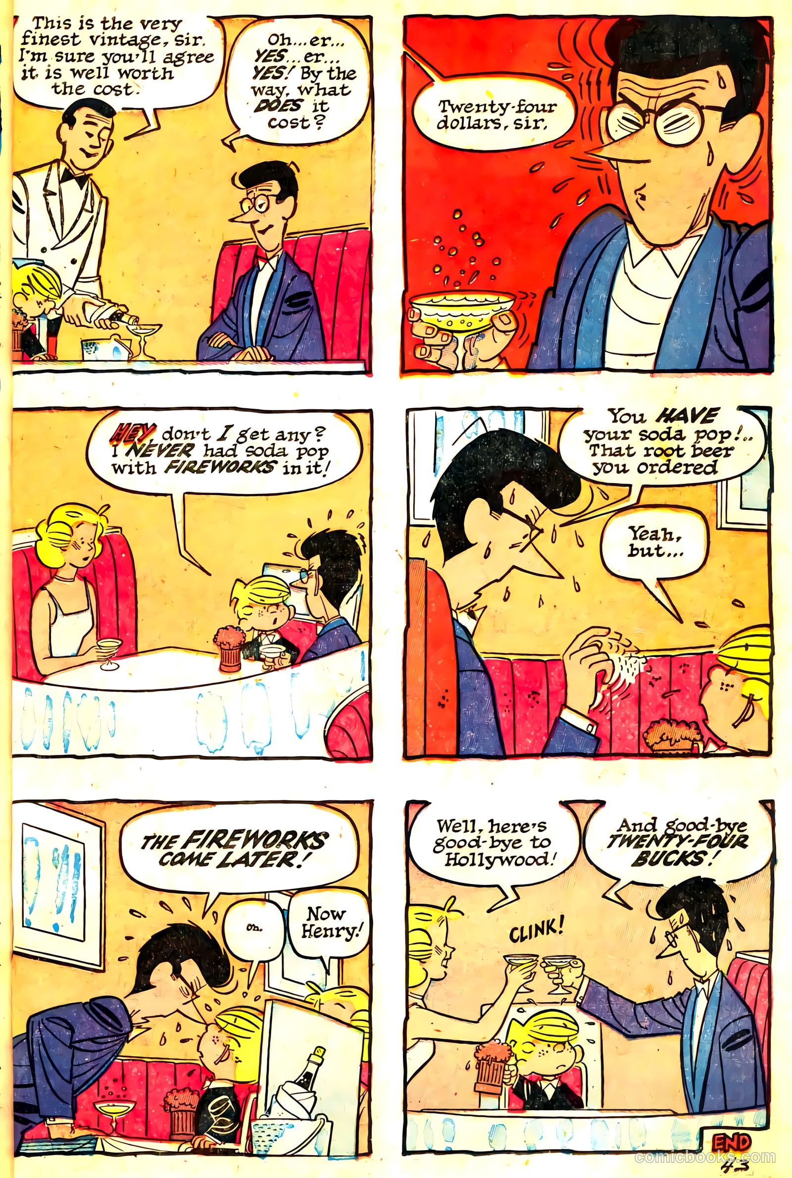 Dennis the Menace Giant #7 (1959, Hallden; Fawcett) — page 95 of 100