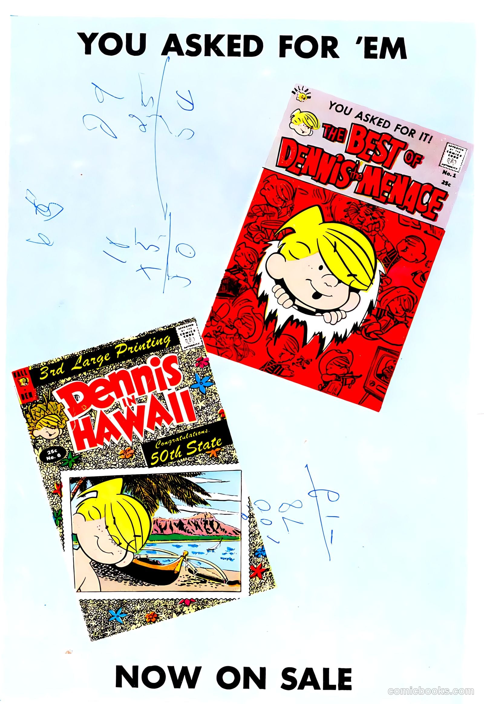 Dennis the Menace Giant #7 (1959, Hallden; Fawcett) — page 100 of 100