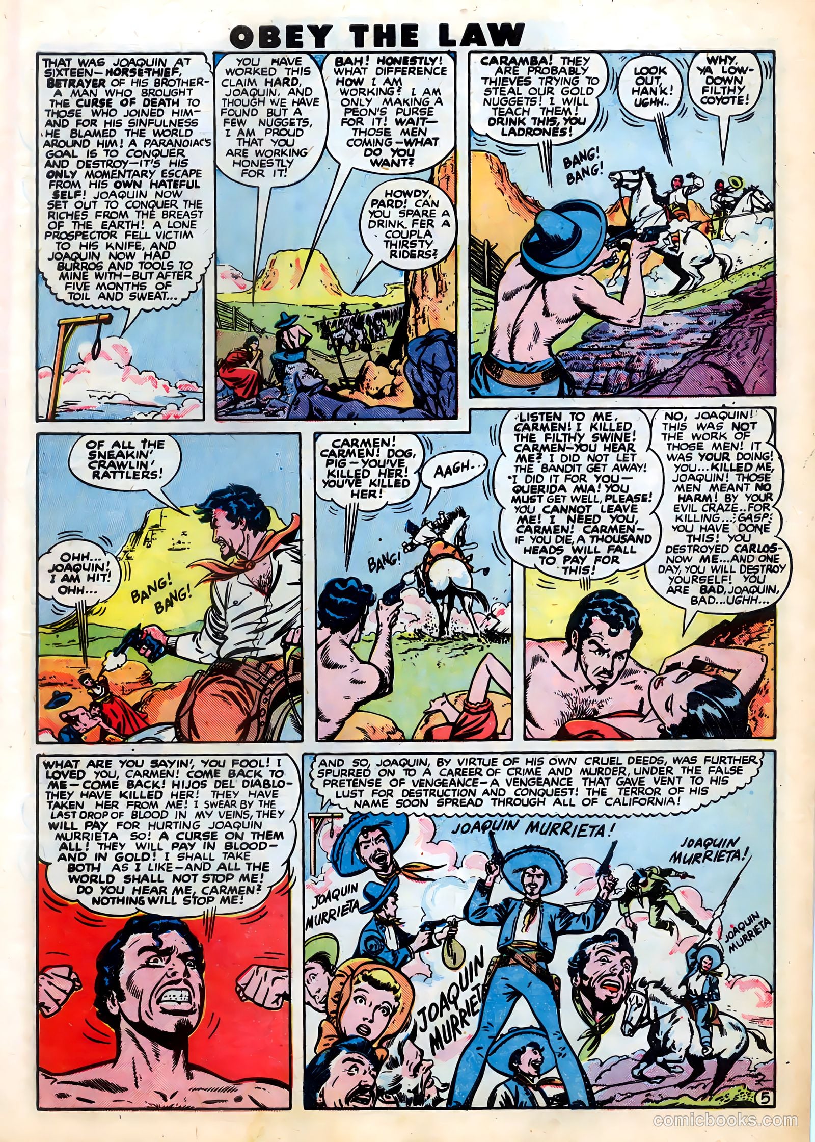 Desperado #2 (1948, Lev Gleason Publications, Inc.) — page 7 of 36