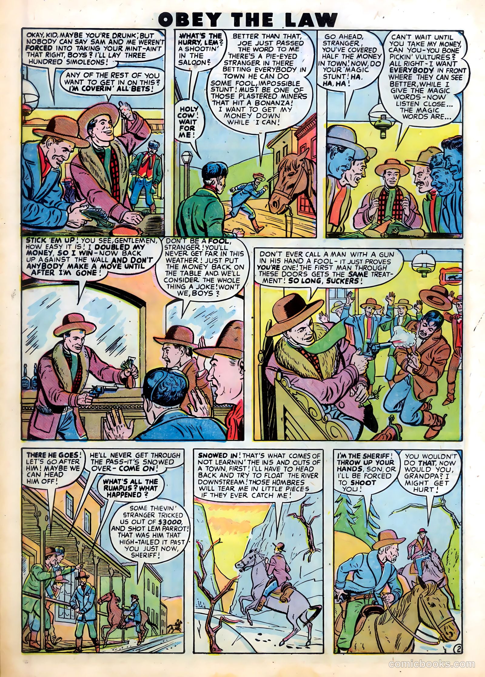 Desperado #2 (1948, Lev Gleason Publications, Inc.) — page 16 of 36