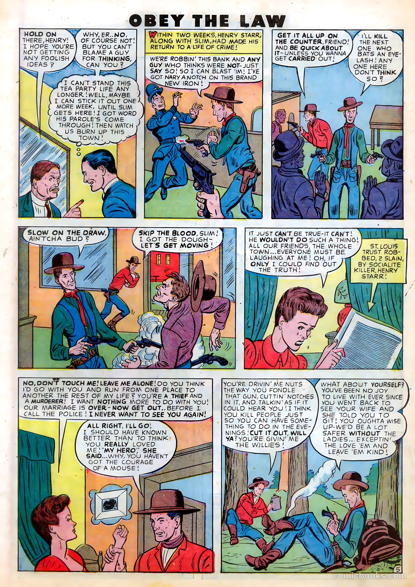 Desperado #2 (1948, Lev Gleason Publications, Inc.) — page 19 of 36
