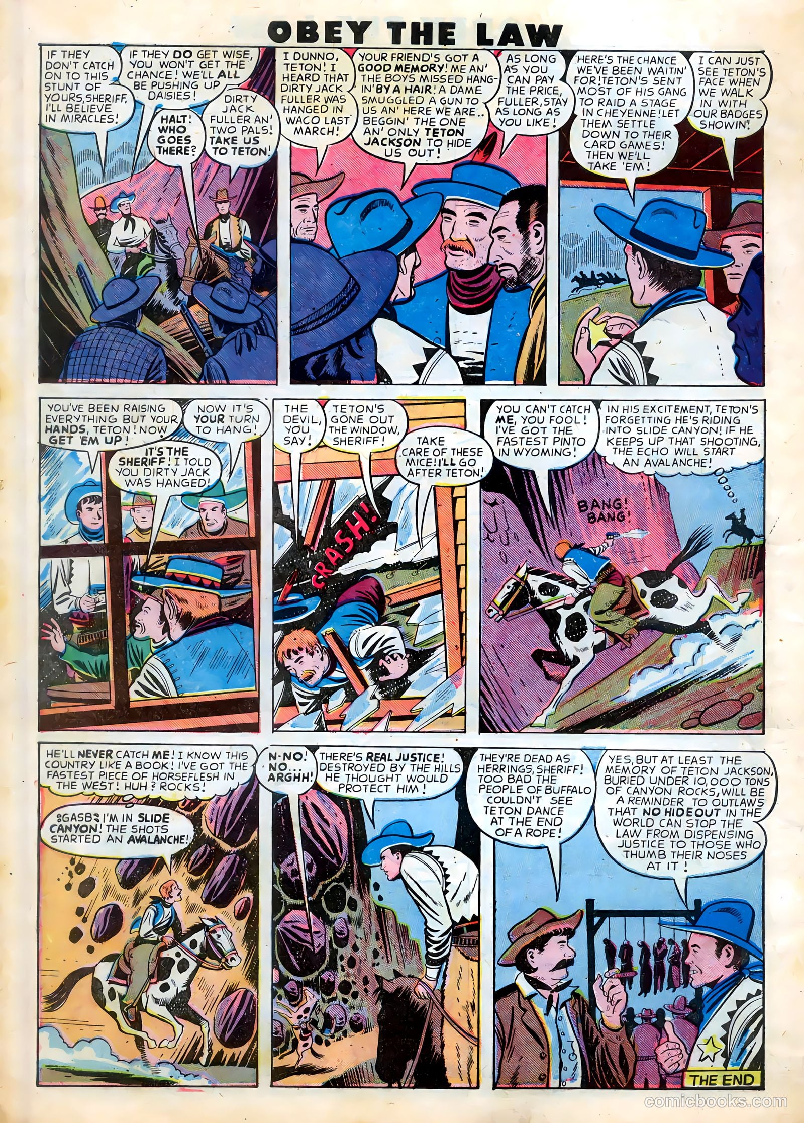Desperado #2 (1948, Lev Gleason Publications, Inc.) — page 34 of 36