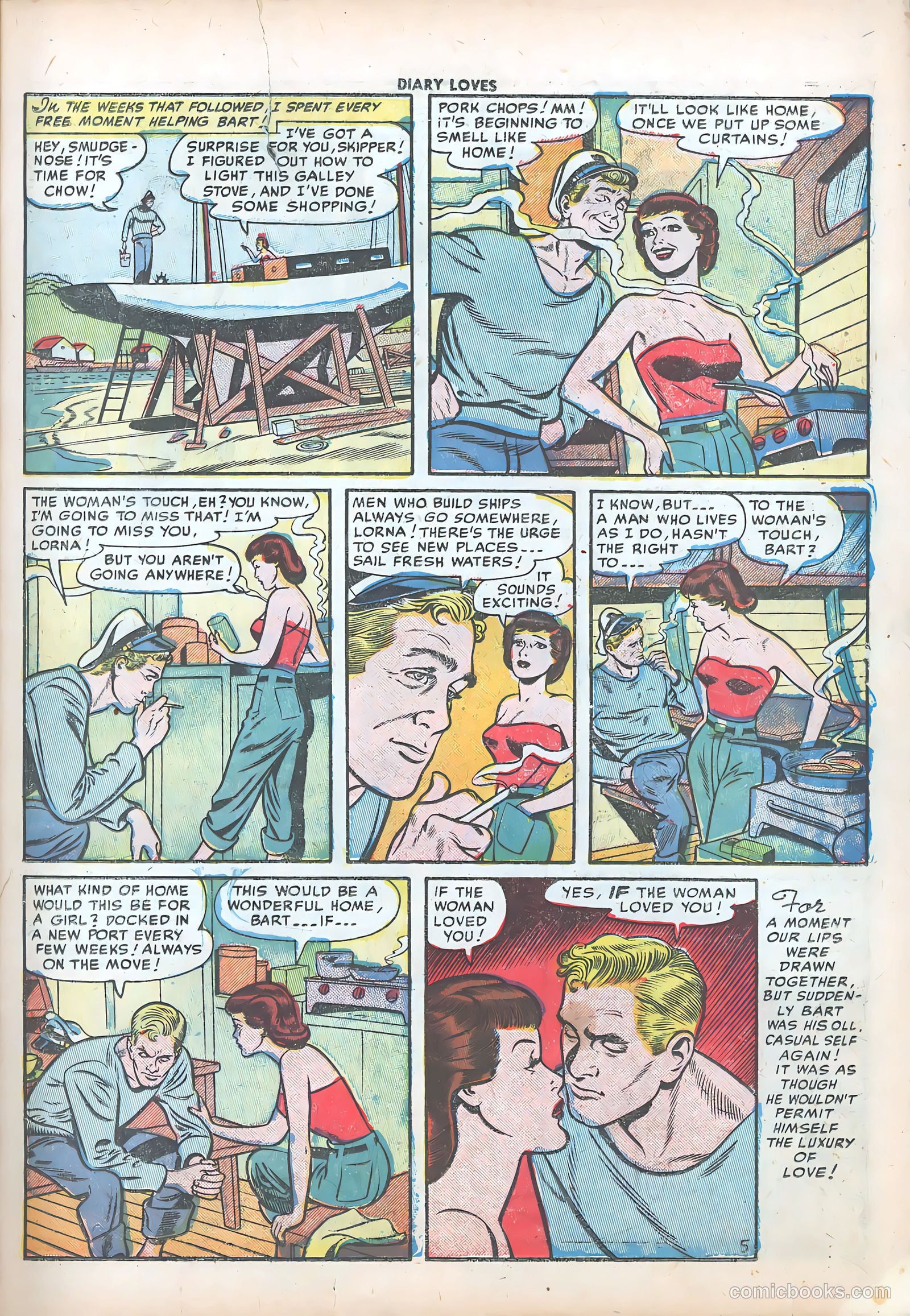 Diary Loves #18 (1952) — page 7 of 34