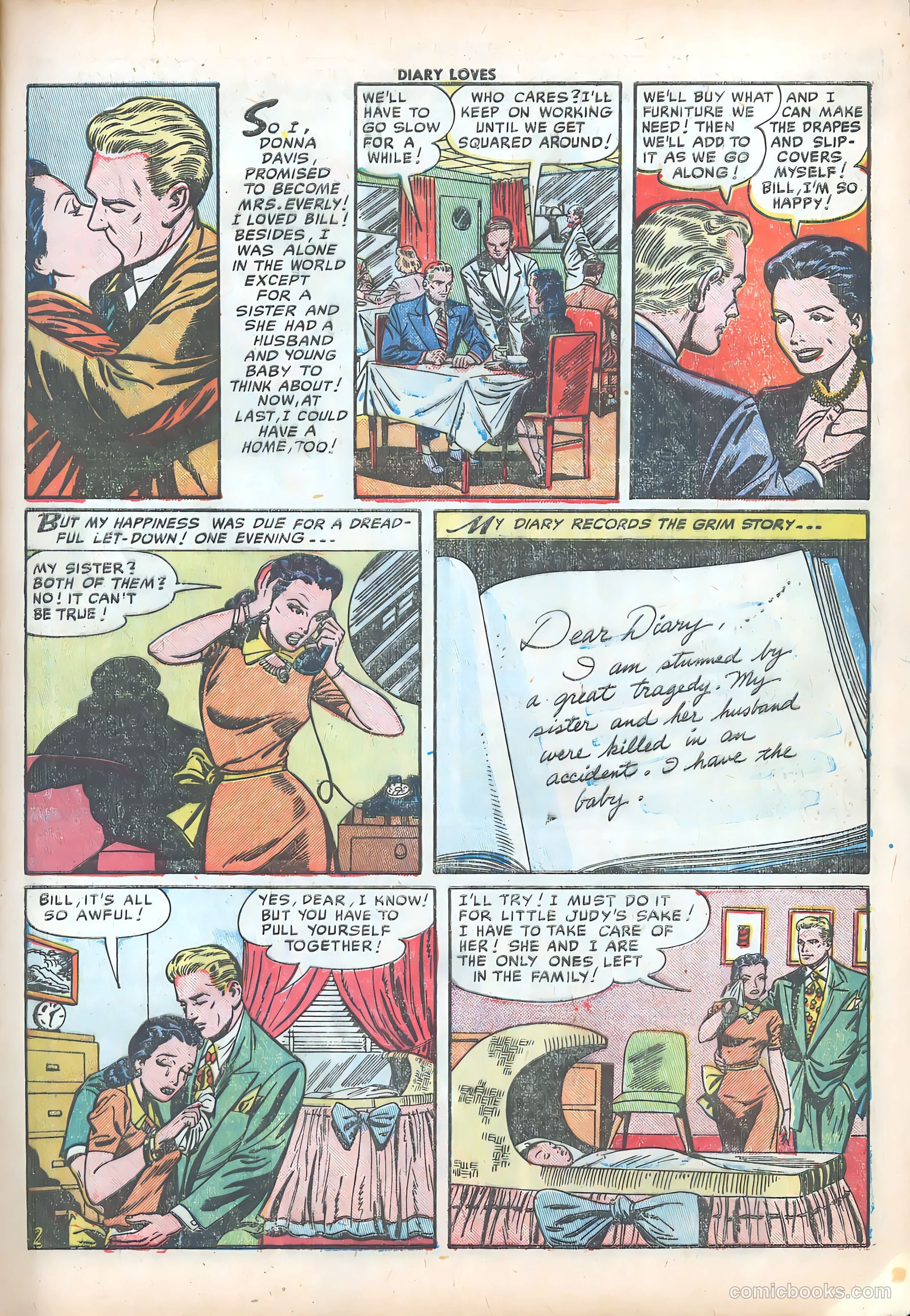Diary Loves #18 (1952) — page 13 of 34