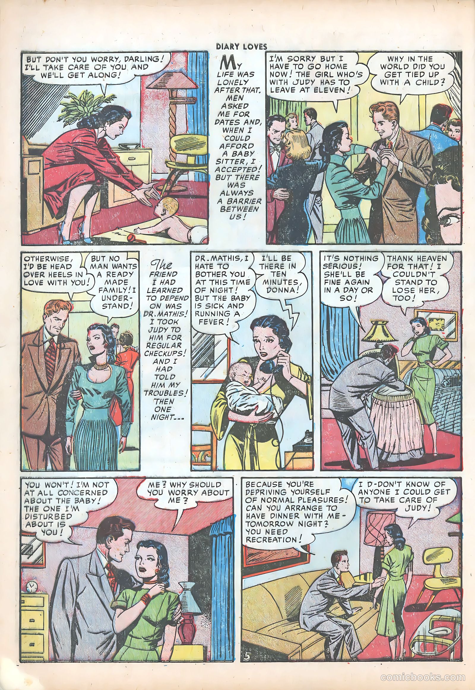Diary Loves #18 (1952) — page 16 of 34