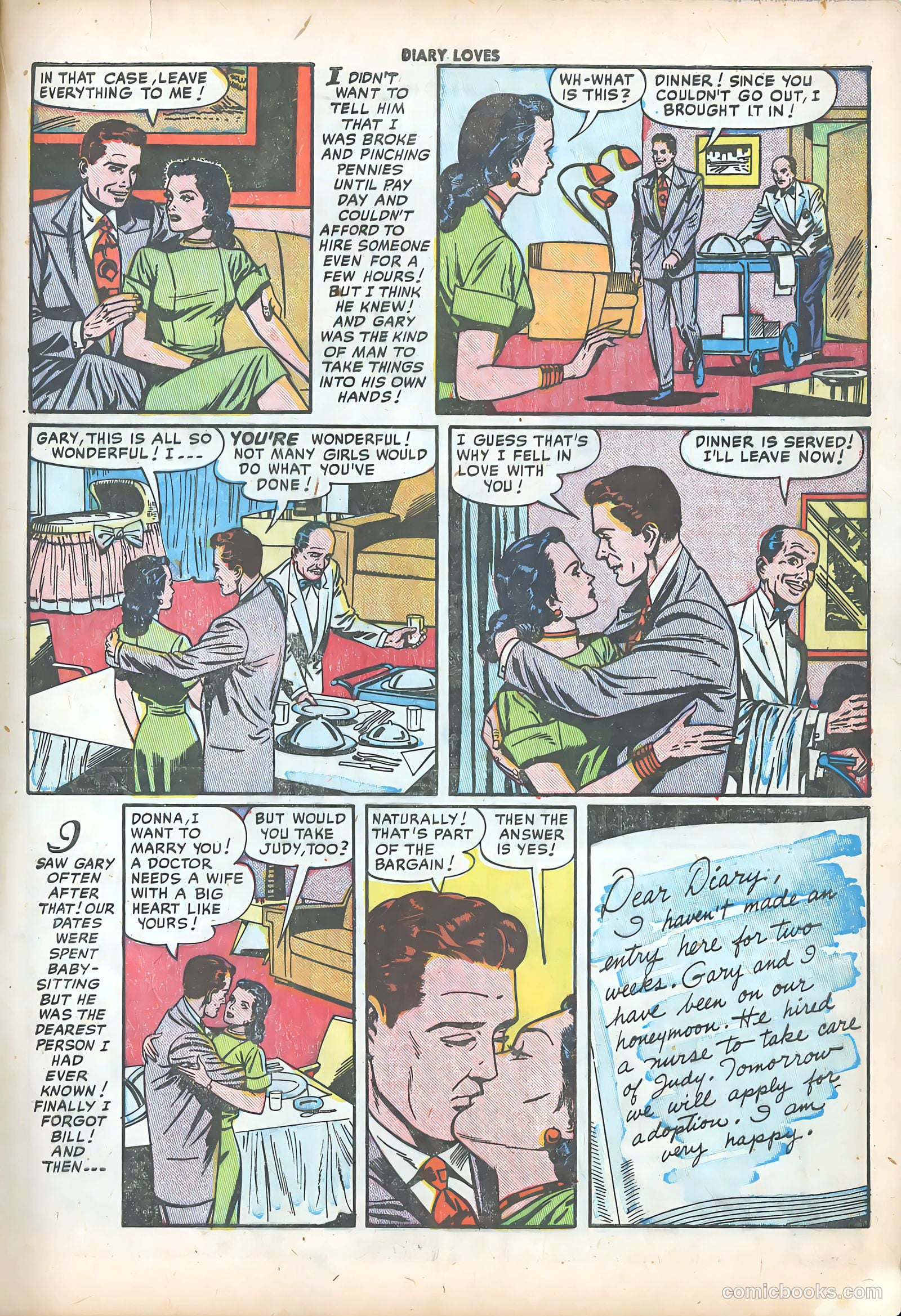 Diary Loves #18 (1952) — page 17 of 34