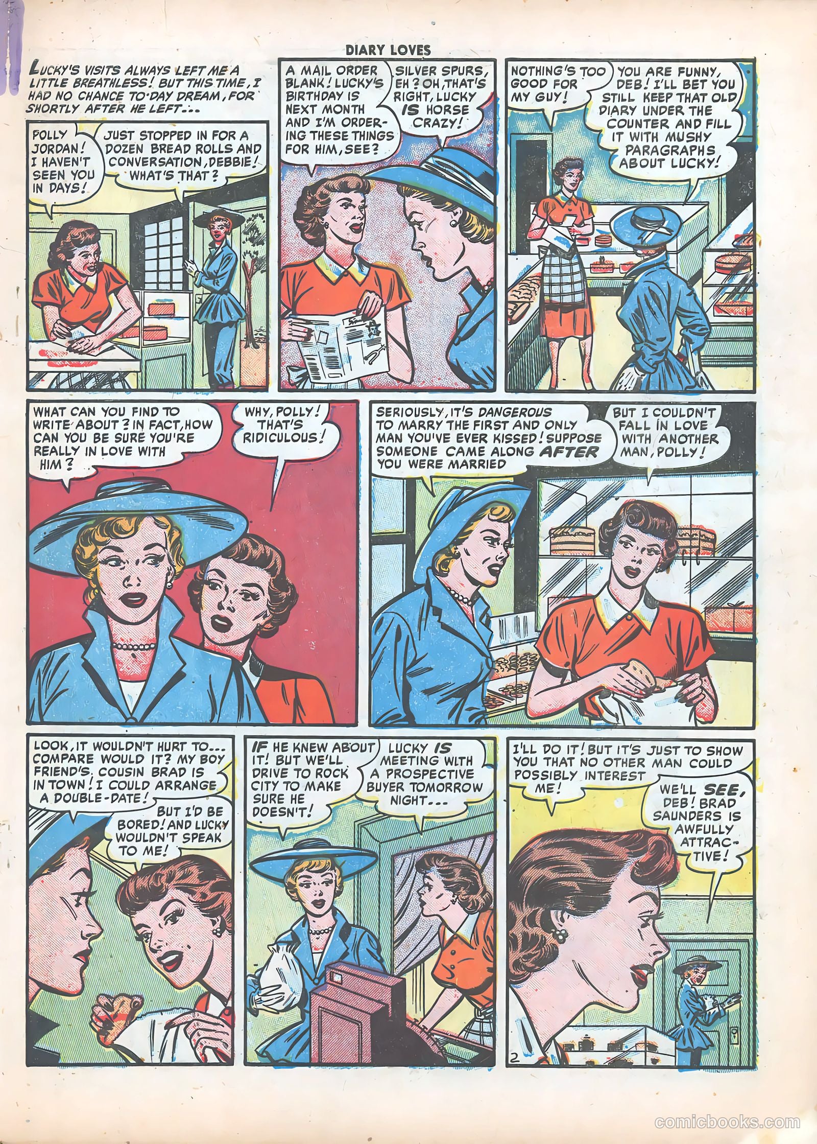 Diary Loves #18 (1952) — page 19 of 34