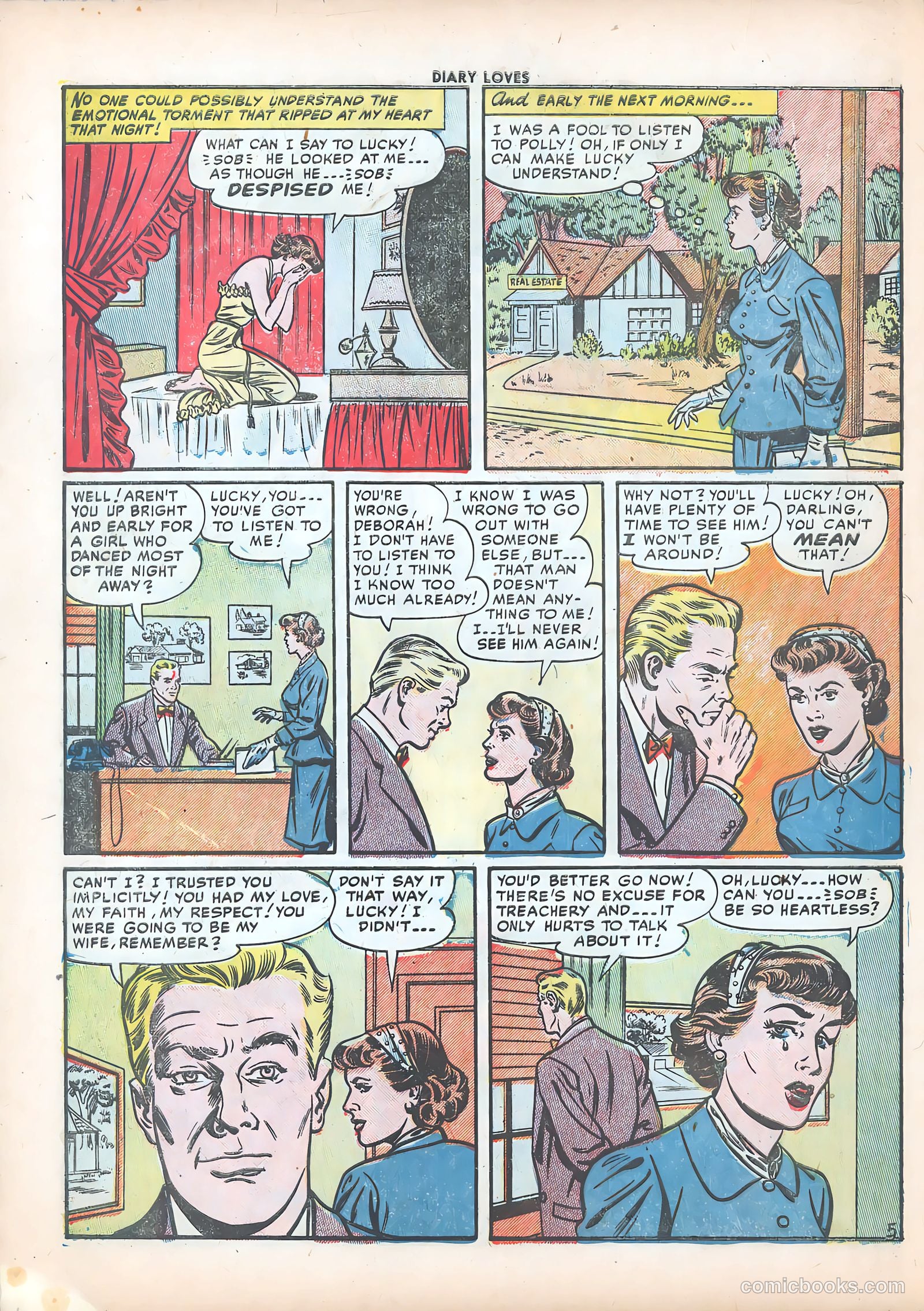 Diary Loves #18 (1952) — page 22 of 34