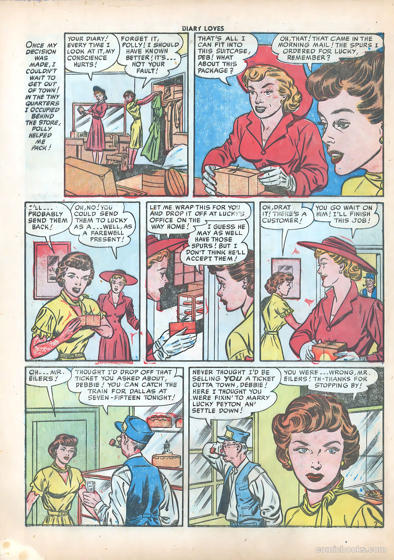 Diary Loves #18 (1952) — page 24 of 34