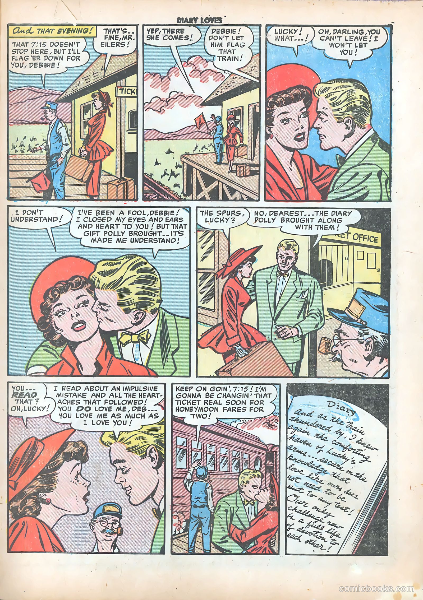 Diary Loves #18 (1952) — page 25 of 34