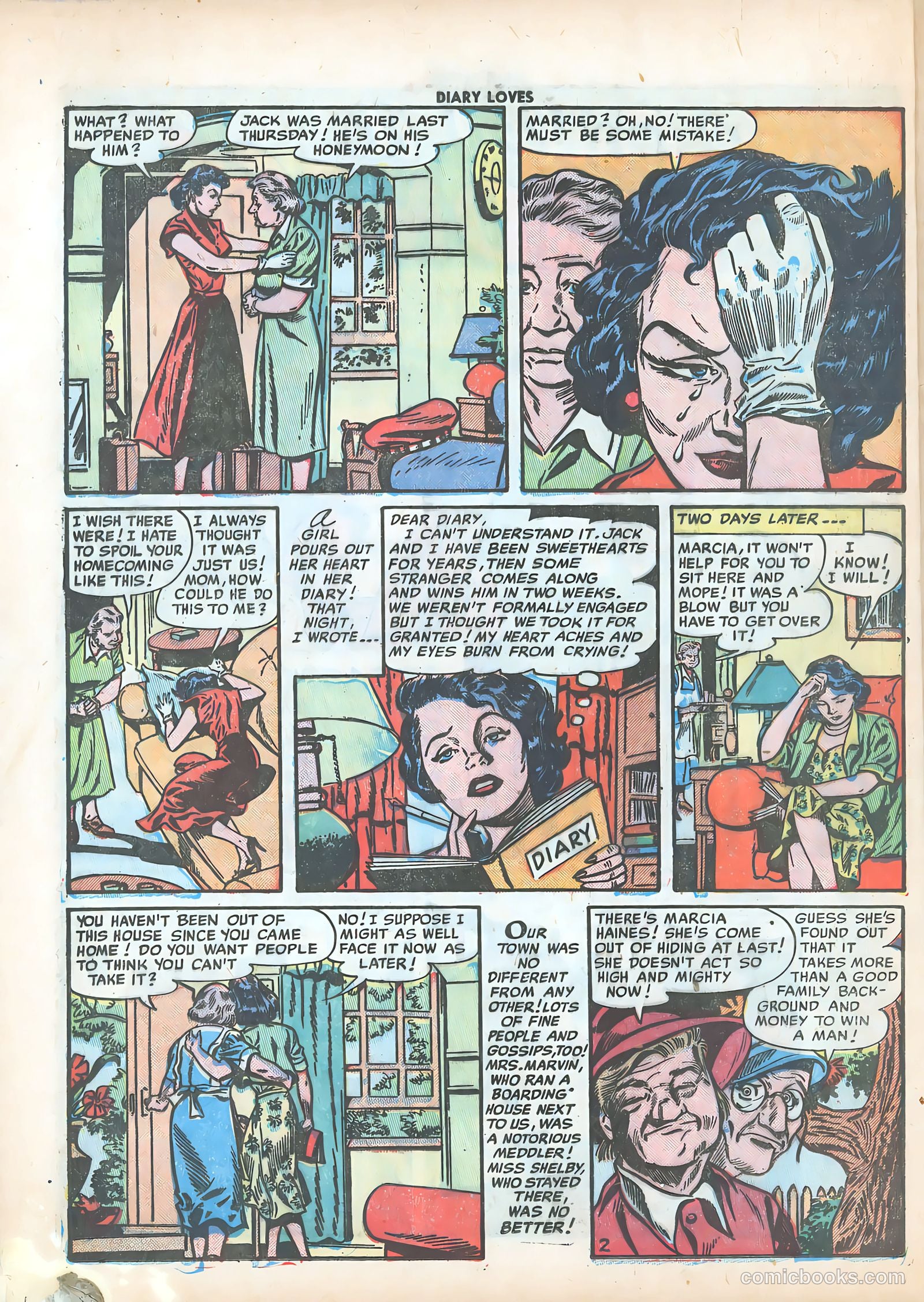 Diary Loves #18 (1952) — page 28 of 34
