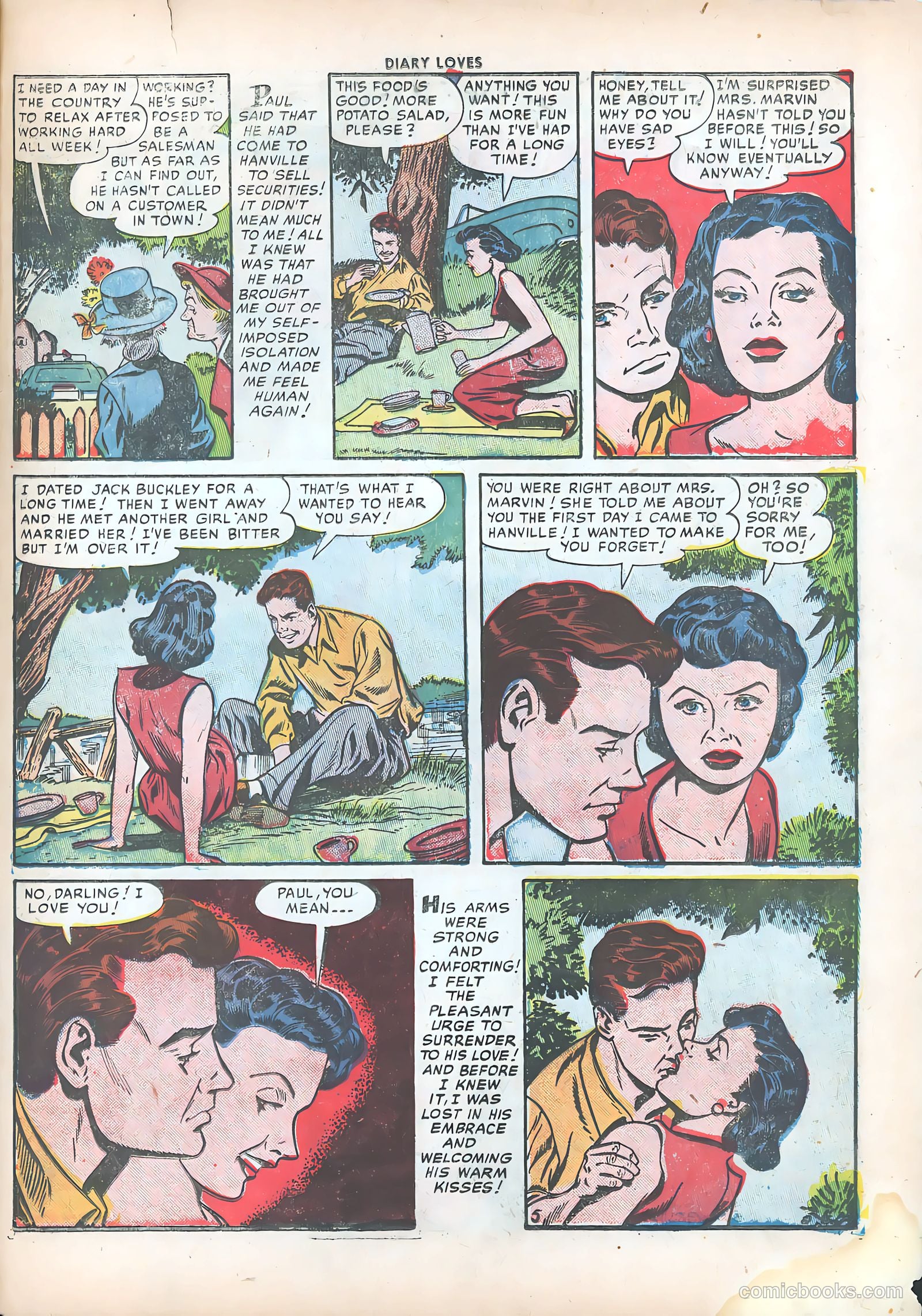 Diary Loves #18 (1952) — page 31 of 34