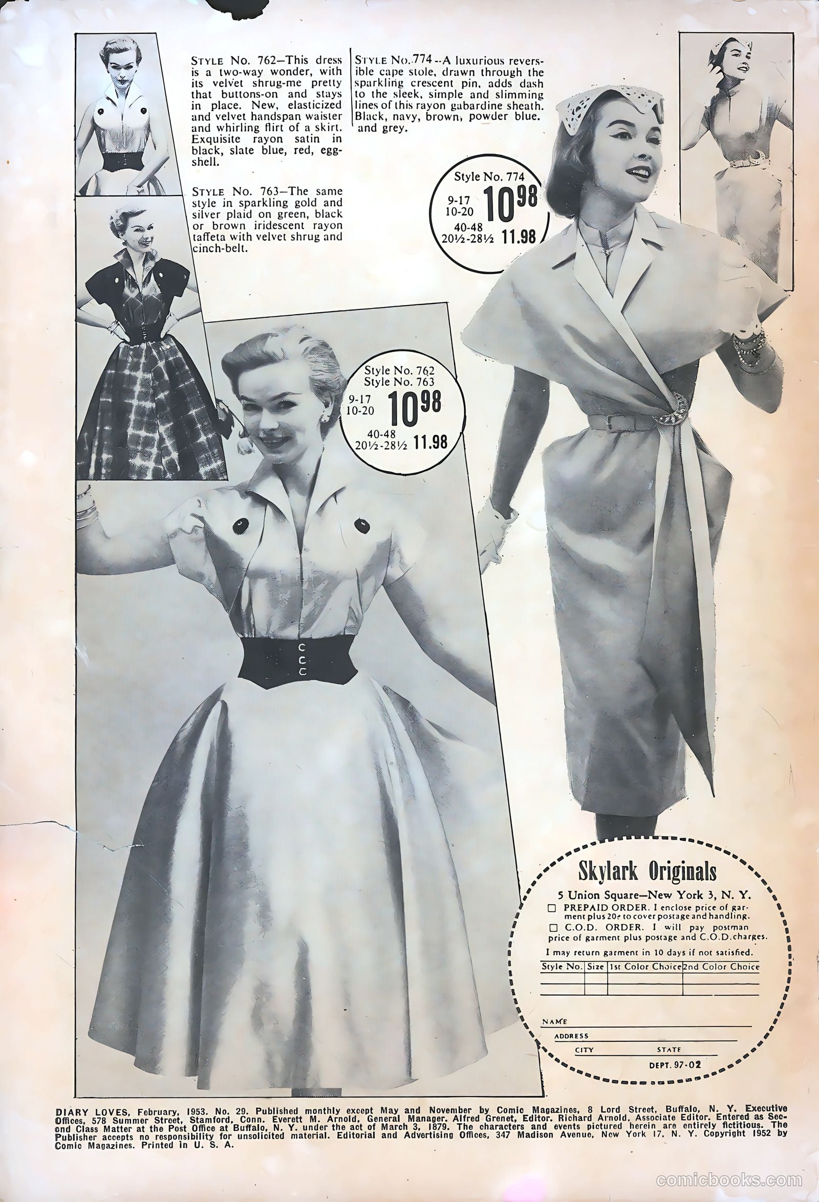 Diary Loves #29 (1953) — page 2 of 36