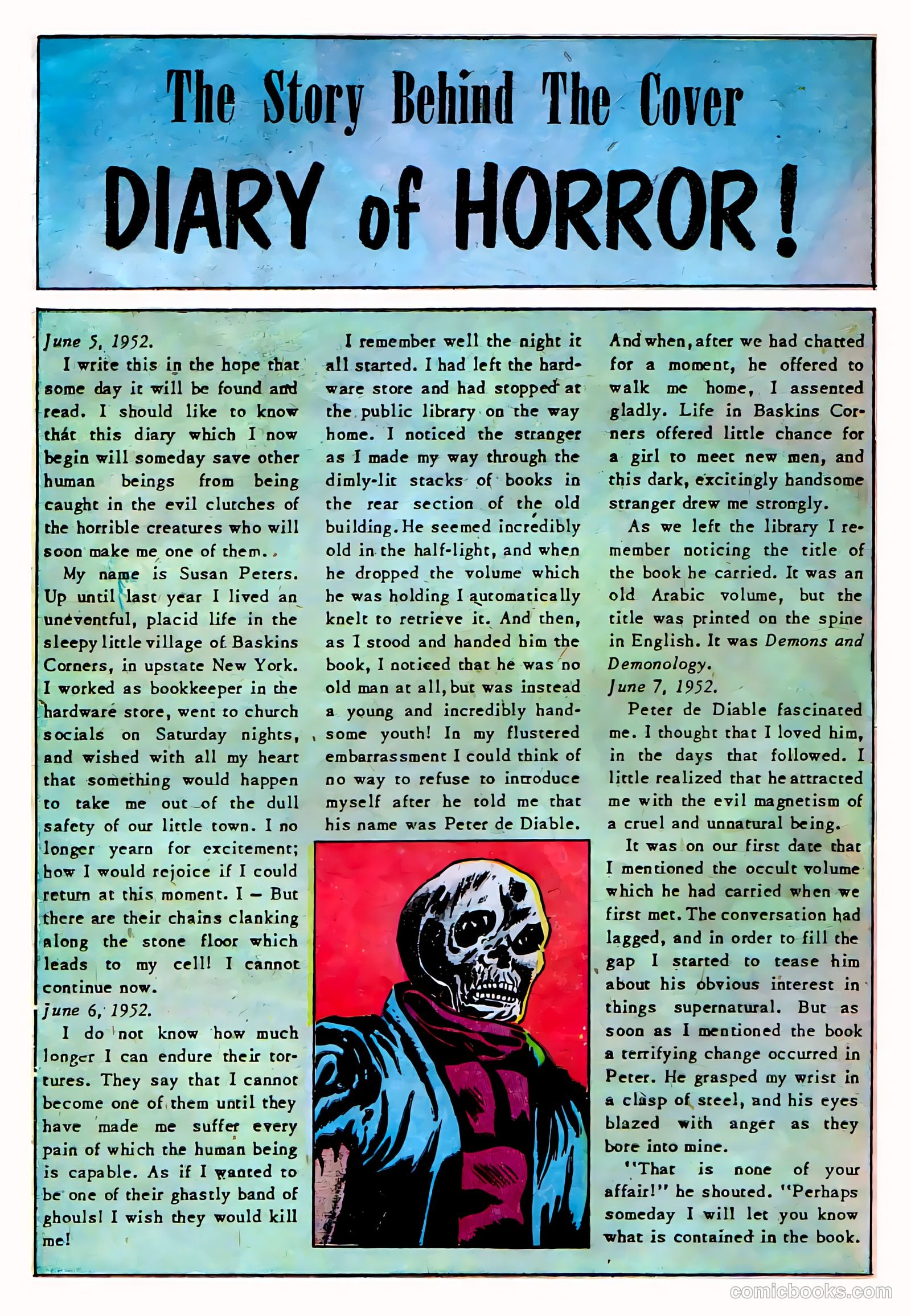 Diary of Horror #1 (1952) — page 18 of 36