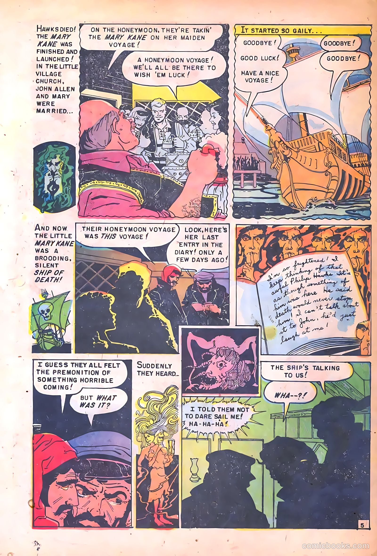 Diary of Horror #1 (1952) — page 32 of 36
