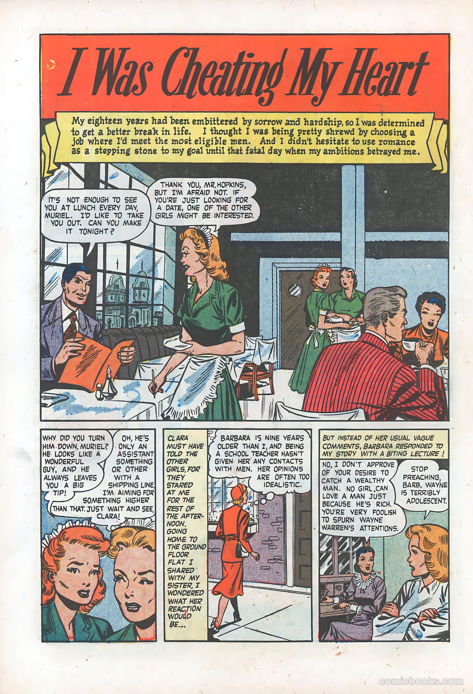 Diary Secrets #18 (1953) — page 28 of 37
