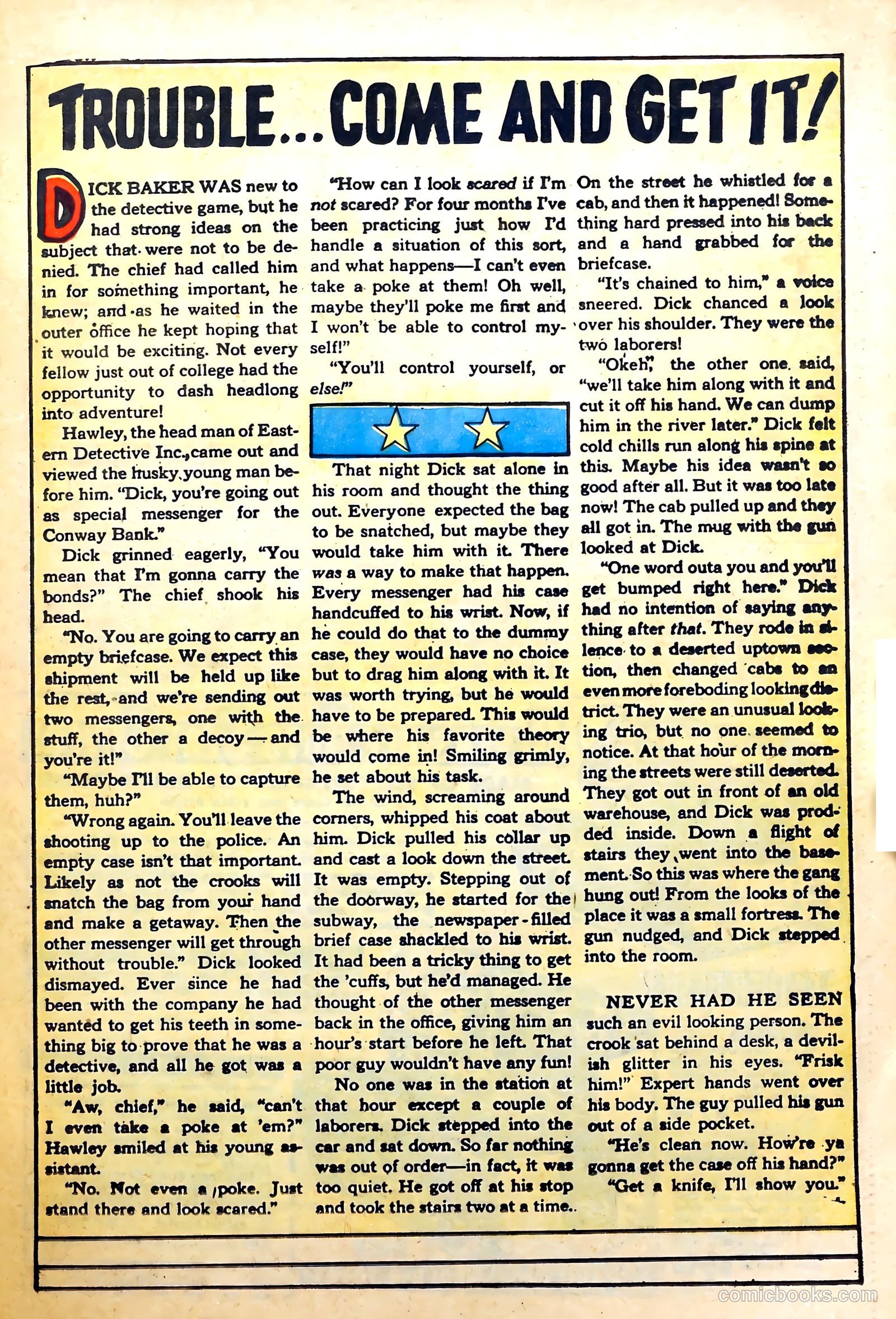 Dick Cole #7 (1950) — page 20 of 32
