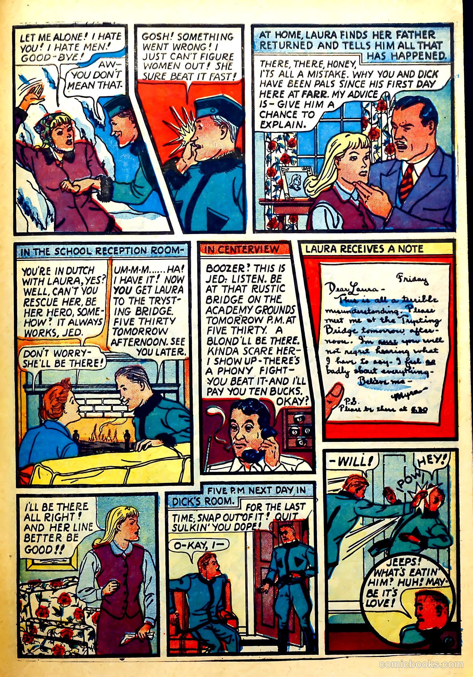 Dick Cole #7 (1950) — page 28 of 32