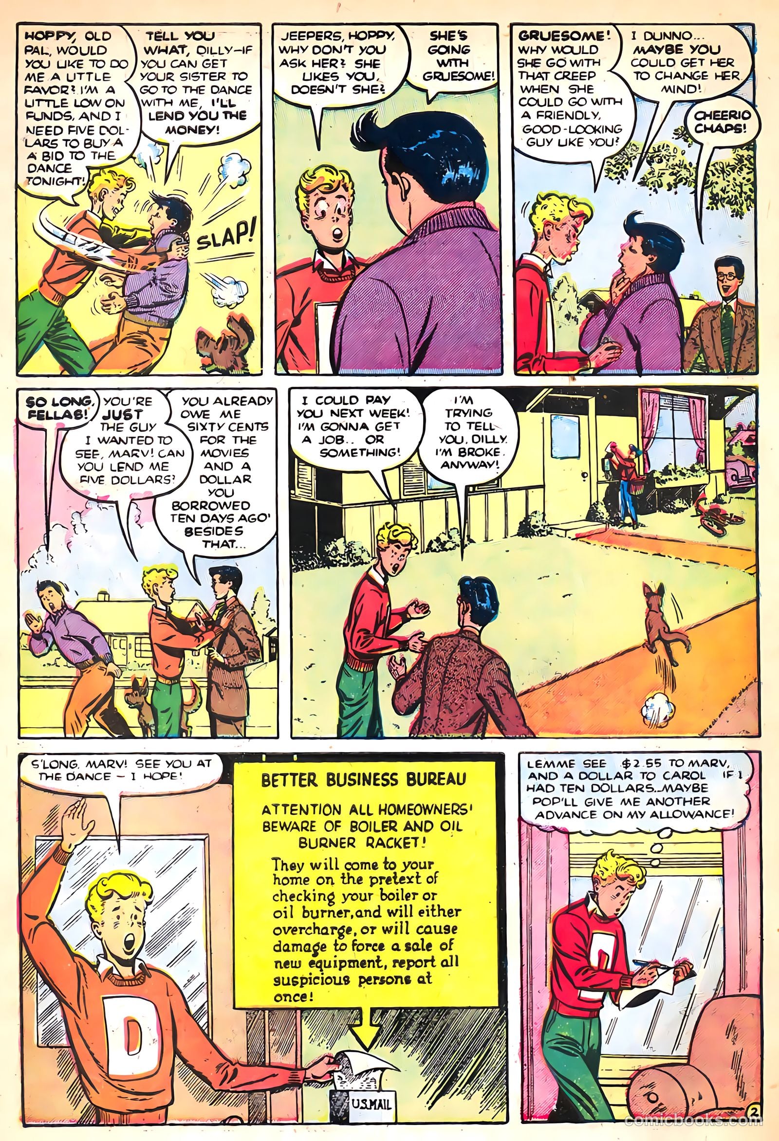 Dilly #1 (1953, Lev Gleason Publications, Inc.) — page 4 of 36