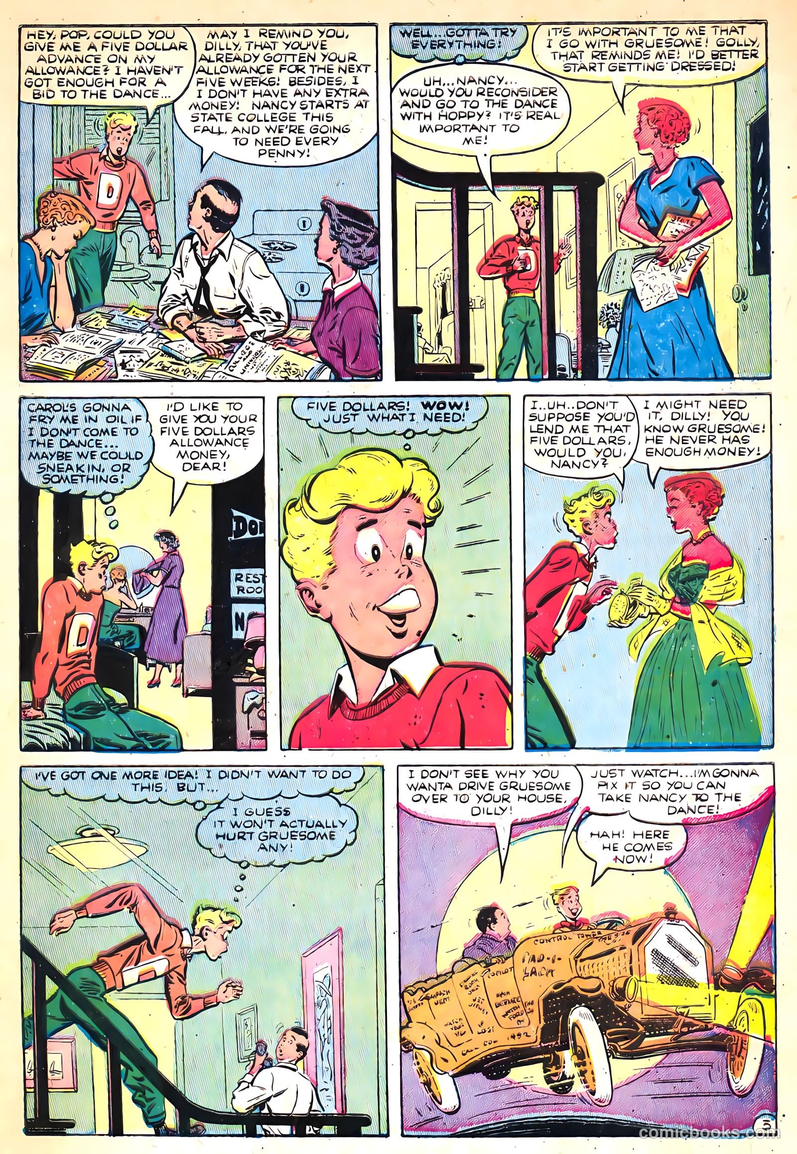 Dilly #1 (1953, Lev Gleason Publications, Inc.) — page 5 of 36