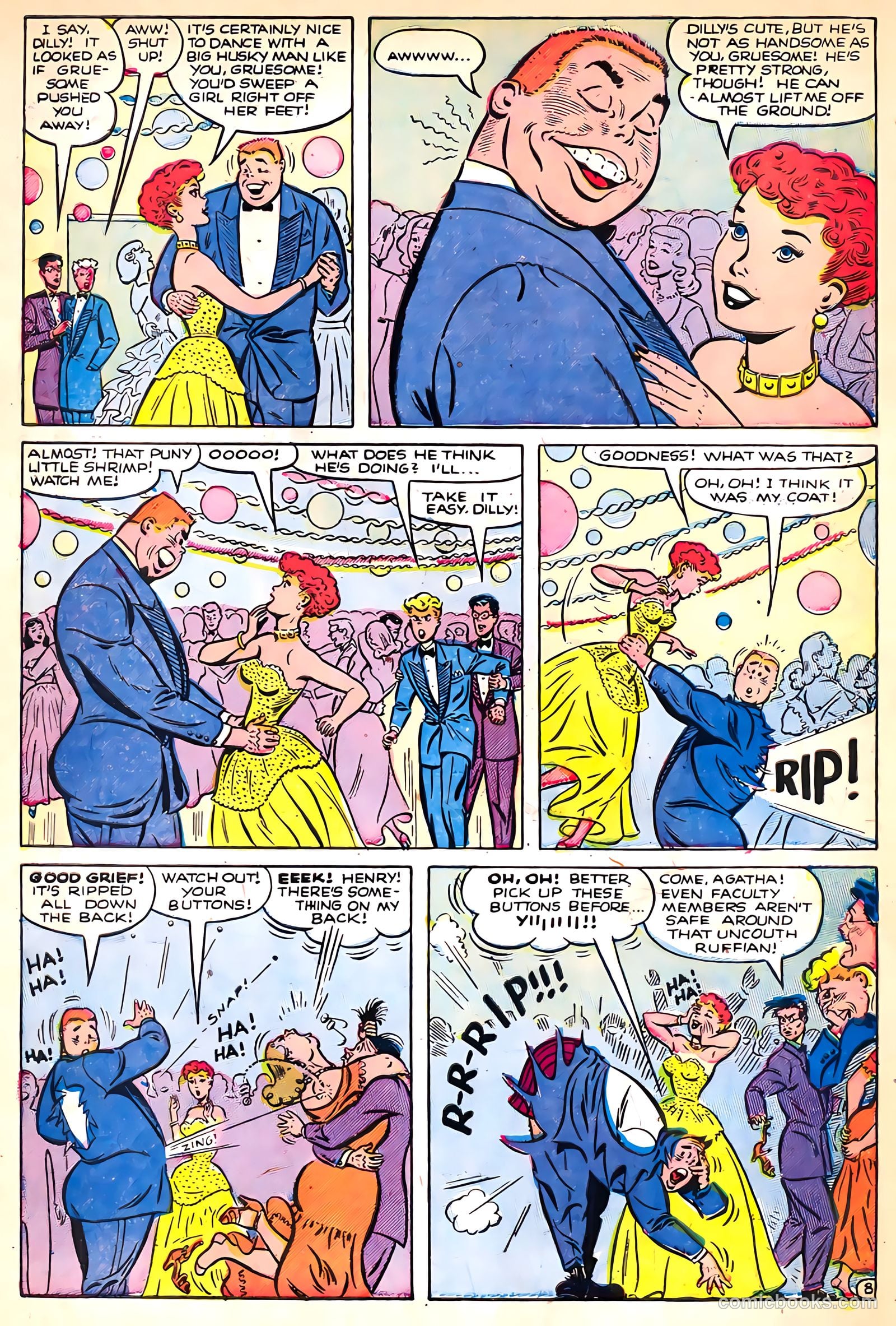 Dilly #1 (1953, Lev Gleason Publications, Inc.) — page 10 of 36
